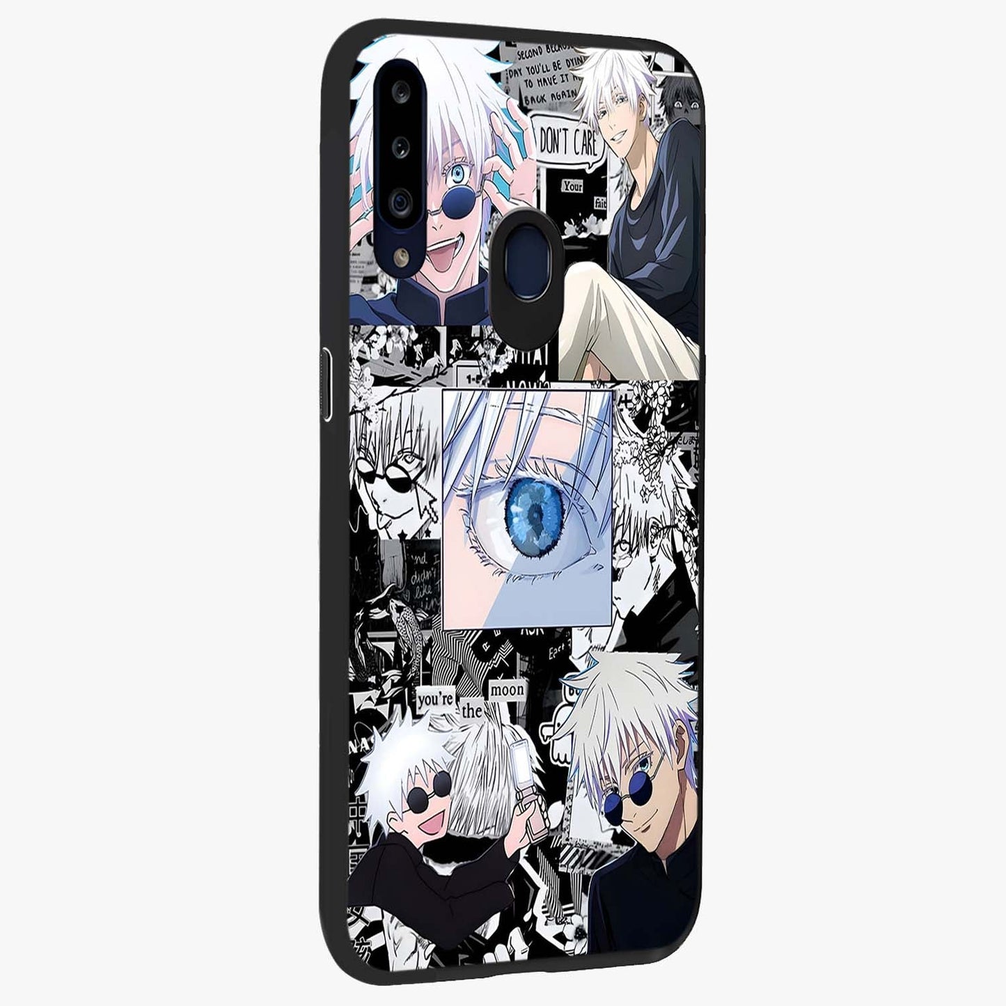 Infinity Sorcerer Chaos Glass Case upright view showcasing dramatic sorcerer artwork with chaotic mystical theme.