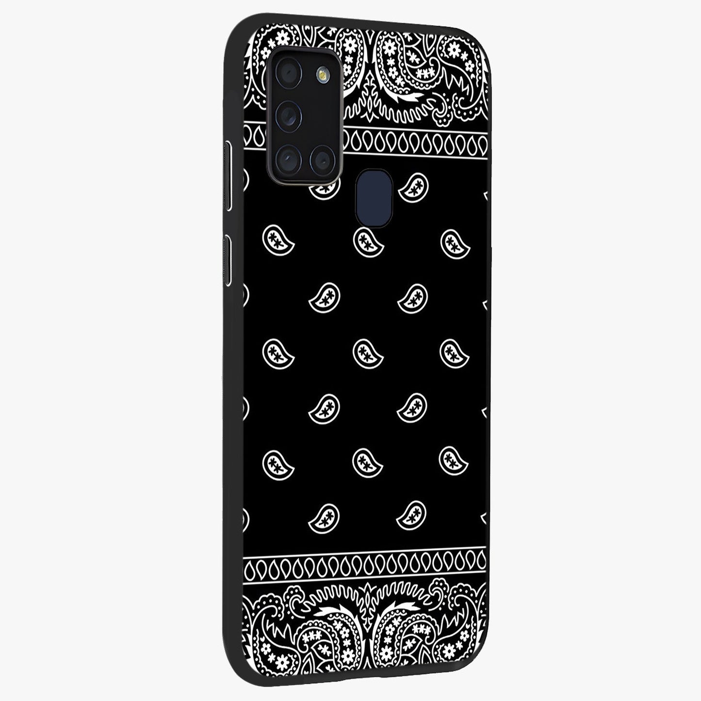 Retro Rebel Threads Glass Case upright view showcasing stylish vintage artwork with bold retro theme.