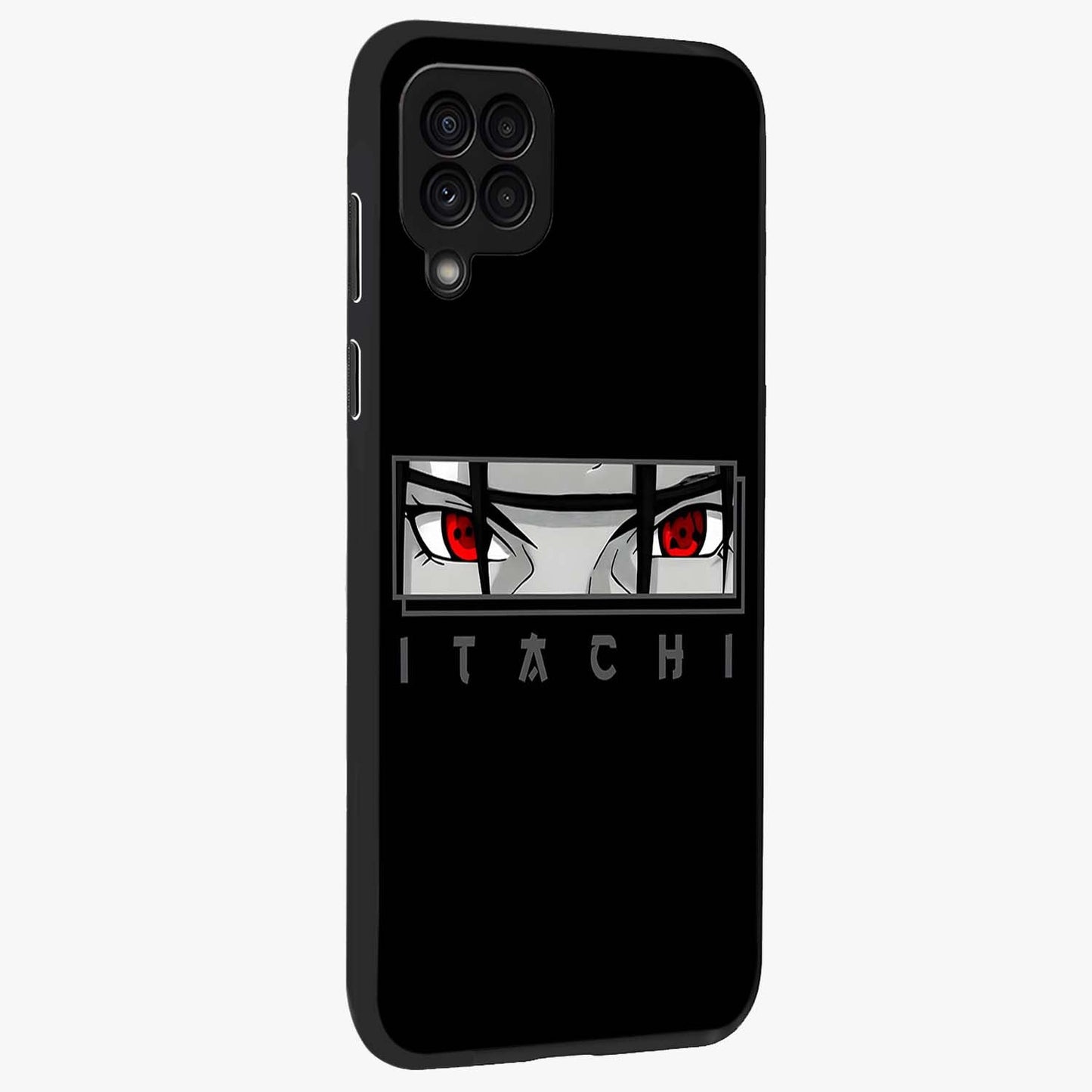 Scarlet Gaze Dominance Glass Case upright view showcasing powerful dramatic artwork with dominant artistic theme.