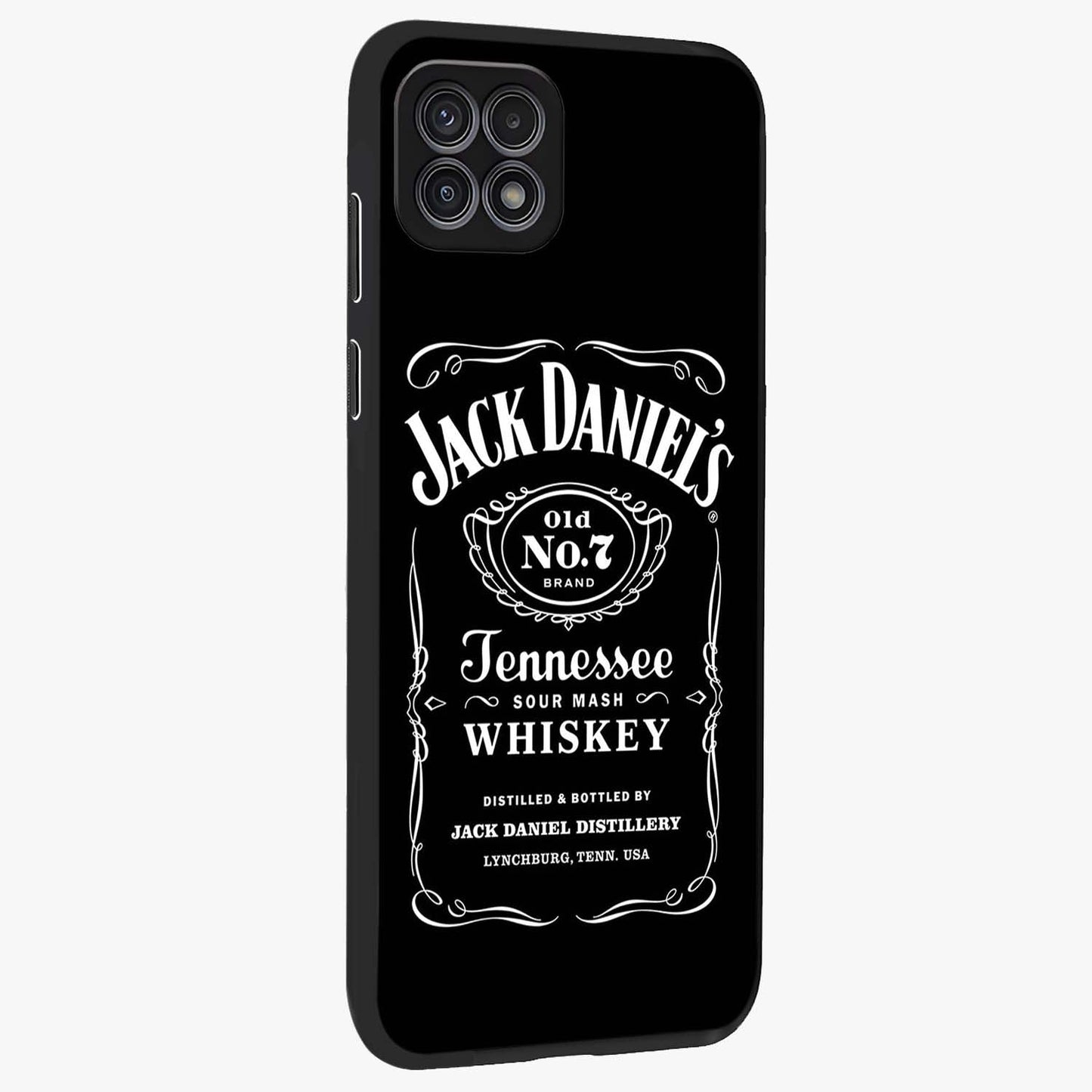 Vintage Whiskey Heritage Glass Case upright view showcasing stylish vintage whiskey artwork with timeless bar culture theme.