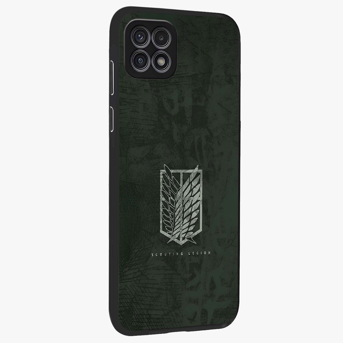 Wings Of Freedom Glass Case upright view showcasing powerful wings artwork with freedom themed design.