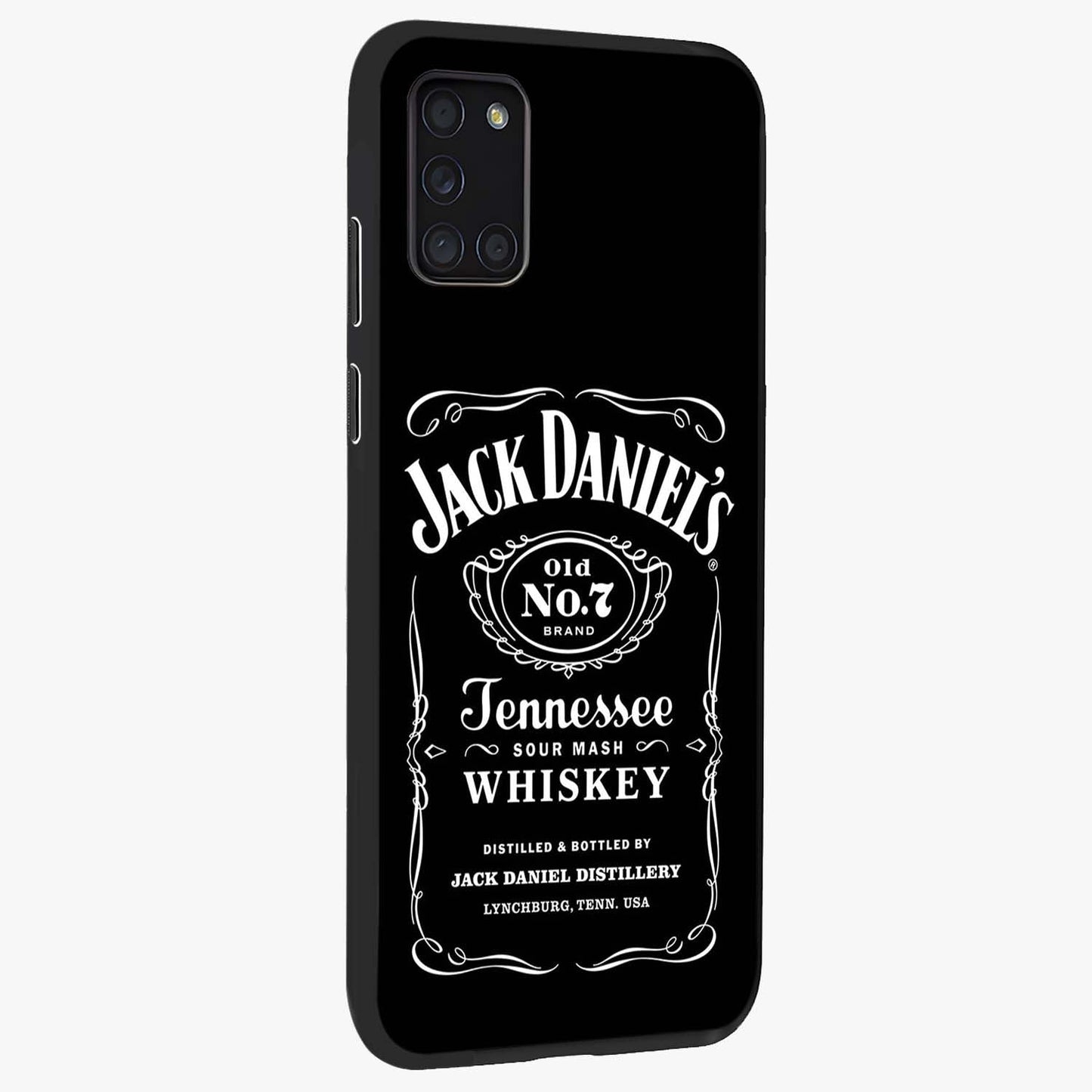 Vintage Whiskey Heritage Glass Case upright view showcasing stylish vintage whiskey artwork with timeless bar culture theme.