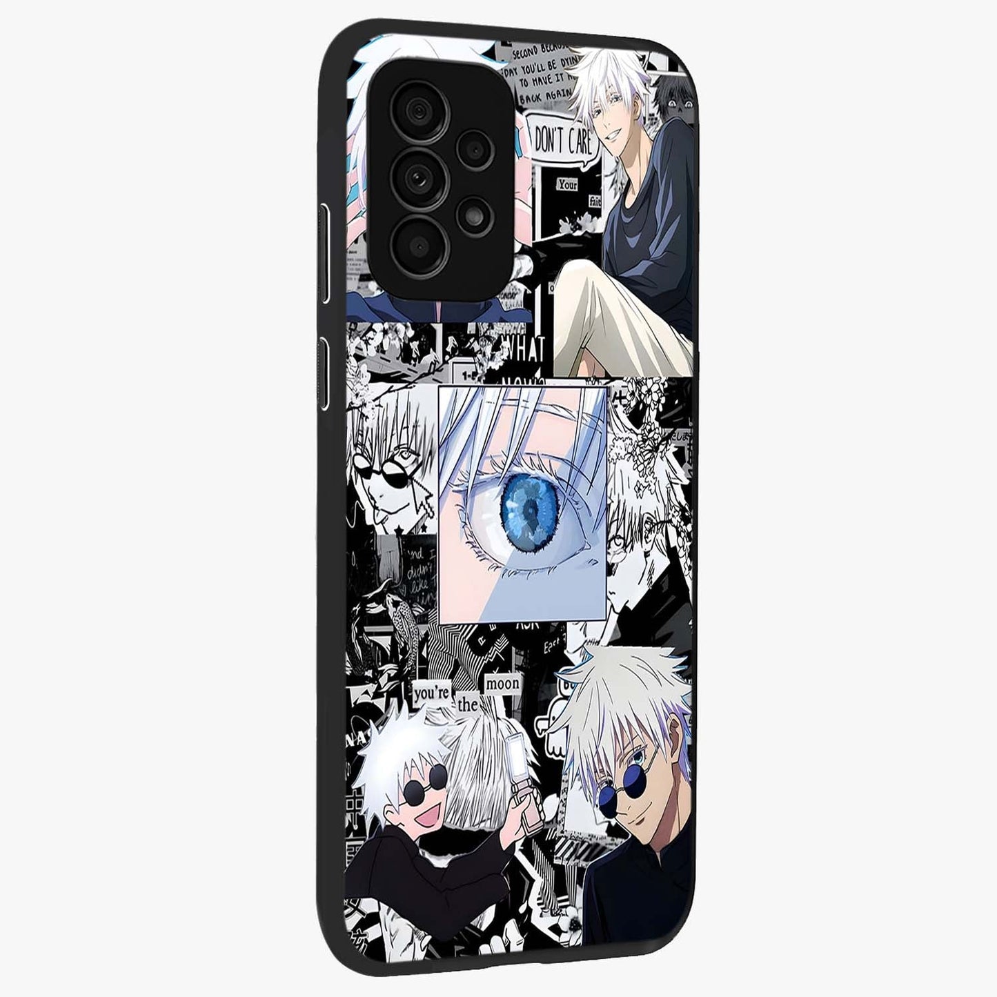 Infinity Sorcerer Chaos Glass Case upright view showcasing dramatic sorcerer artwork with chaotic mystical theme.