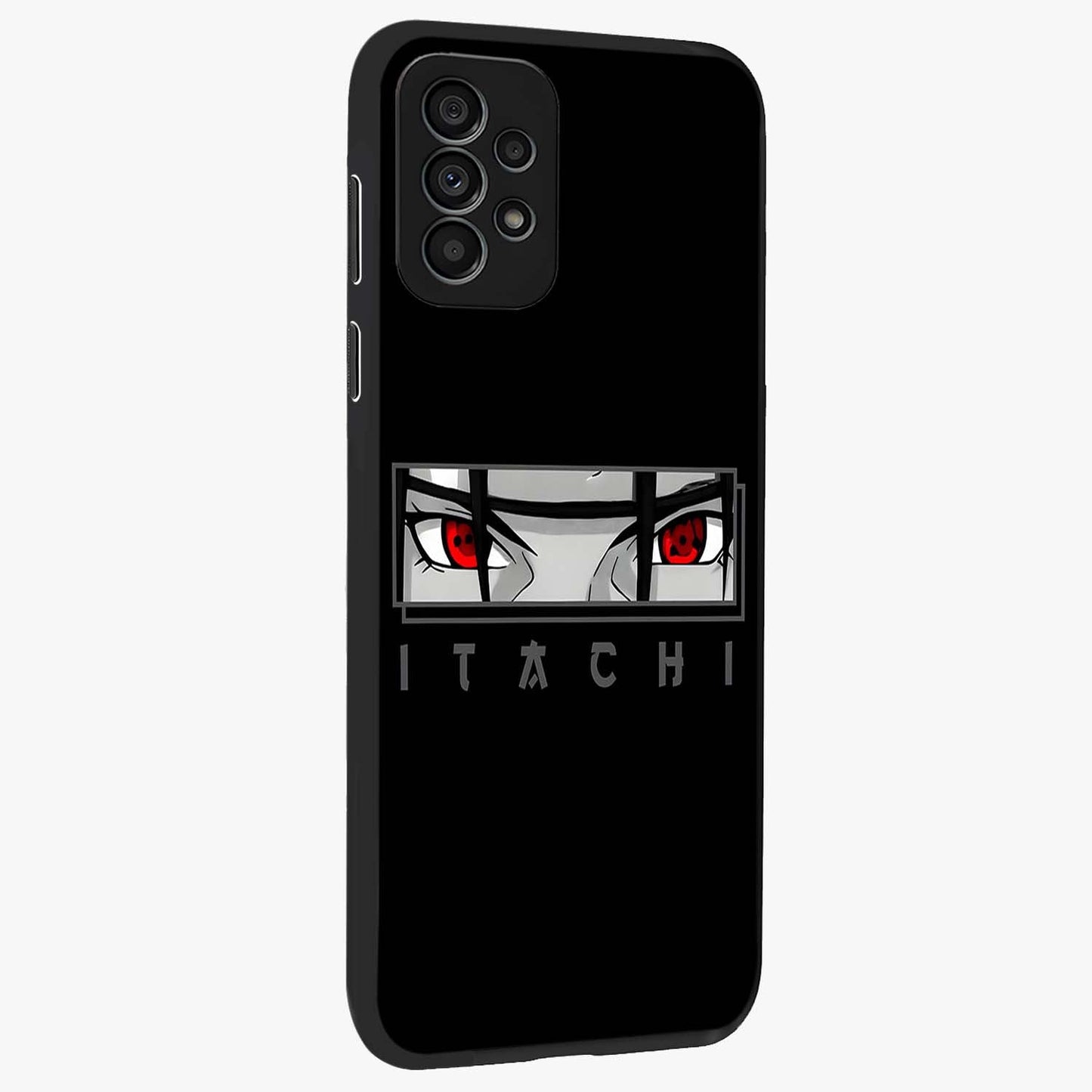 Scarlet Gaze Dominance Glass Case upright view showcasing powerful dramatic artwork with dominant artistic theme.