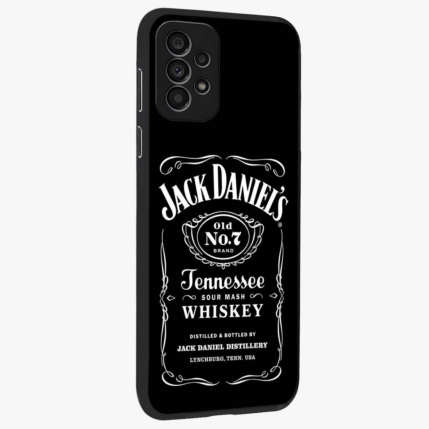 Vintage Whiskey Heritage Glass Case upright view showcasing stylish vintage whiskey artwork with timeless bar culture theme.