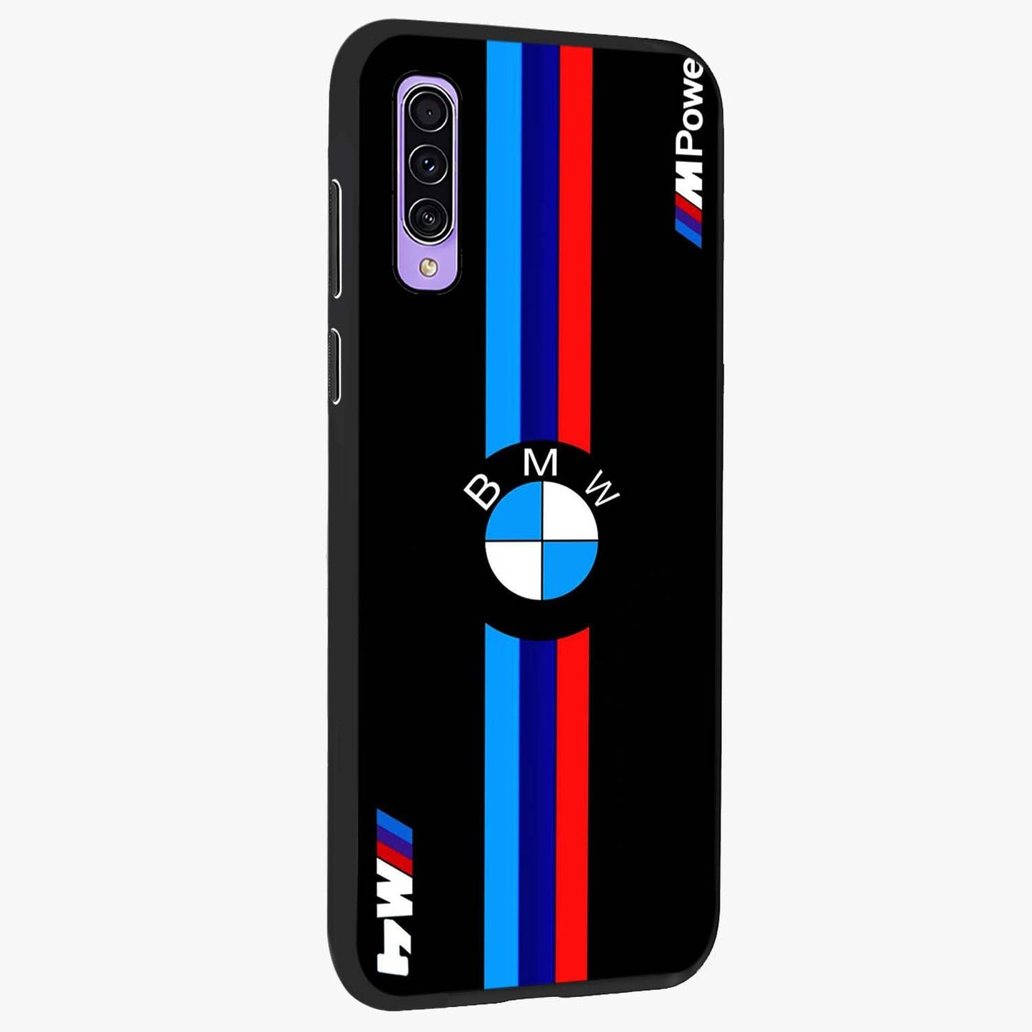 Turbo BMW Beast Glass Case upright view showcasing powerful car artwork with modern motorsport theme.