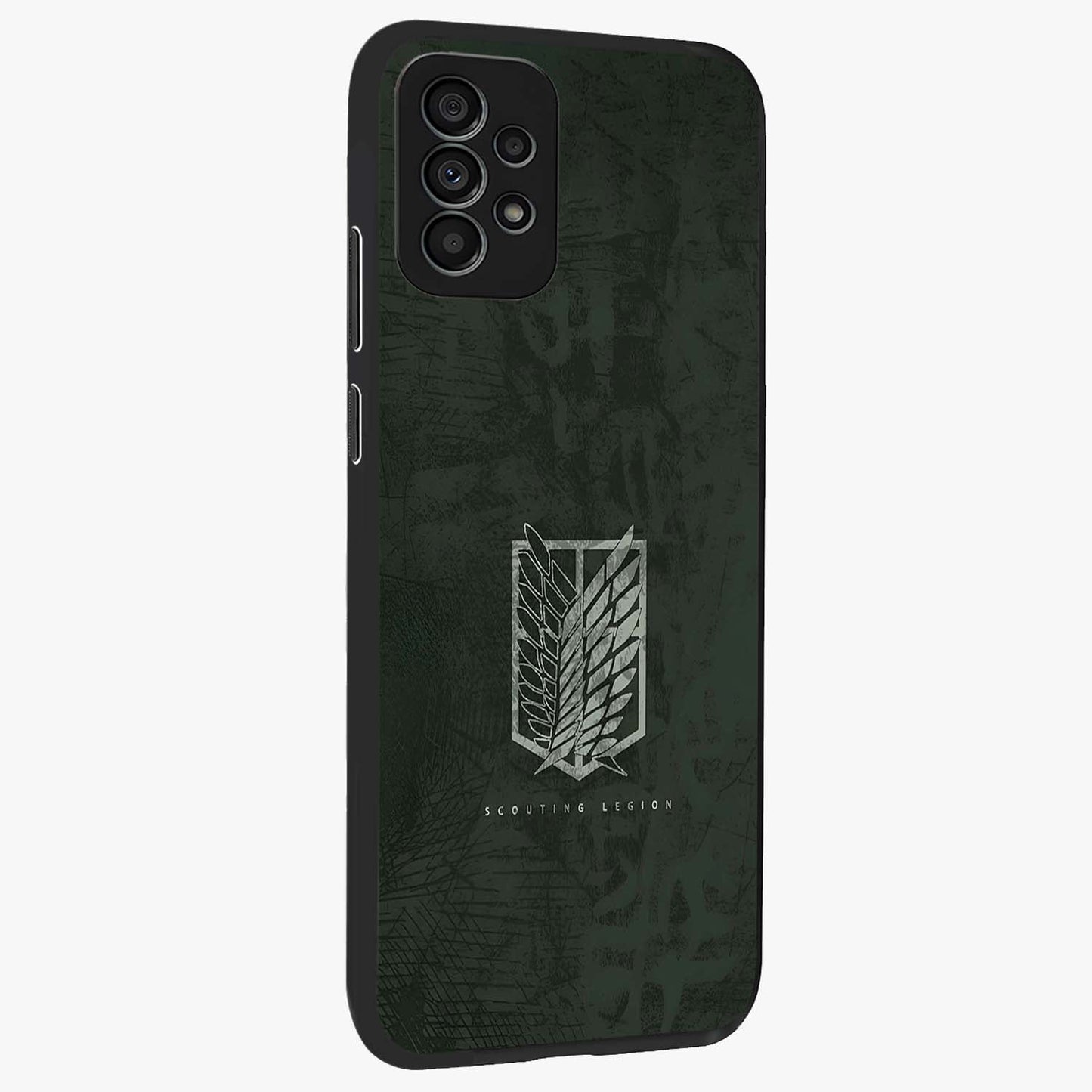 Wings Of Freedom Glass Case upright view showcasing powerful wings artwork with freedom themed design.