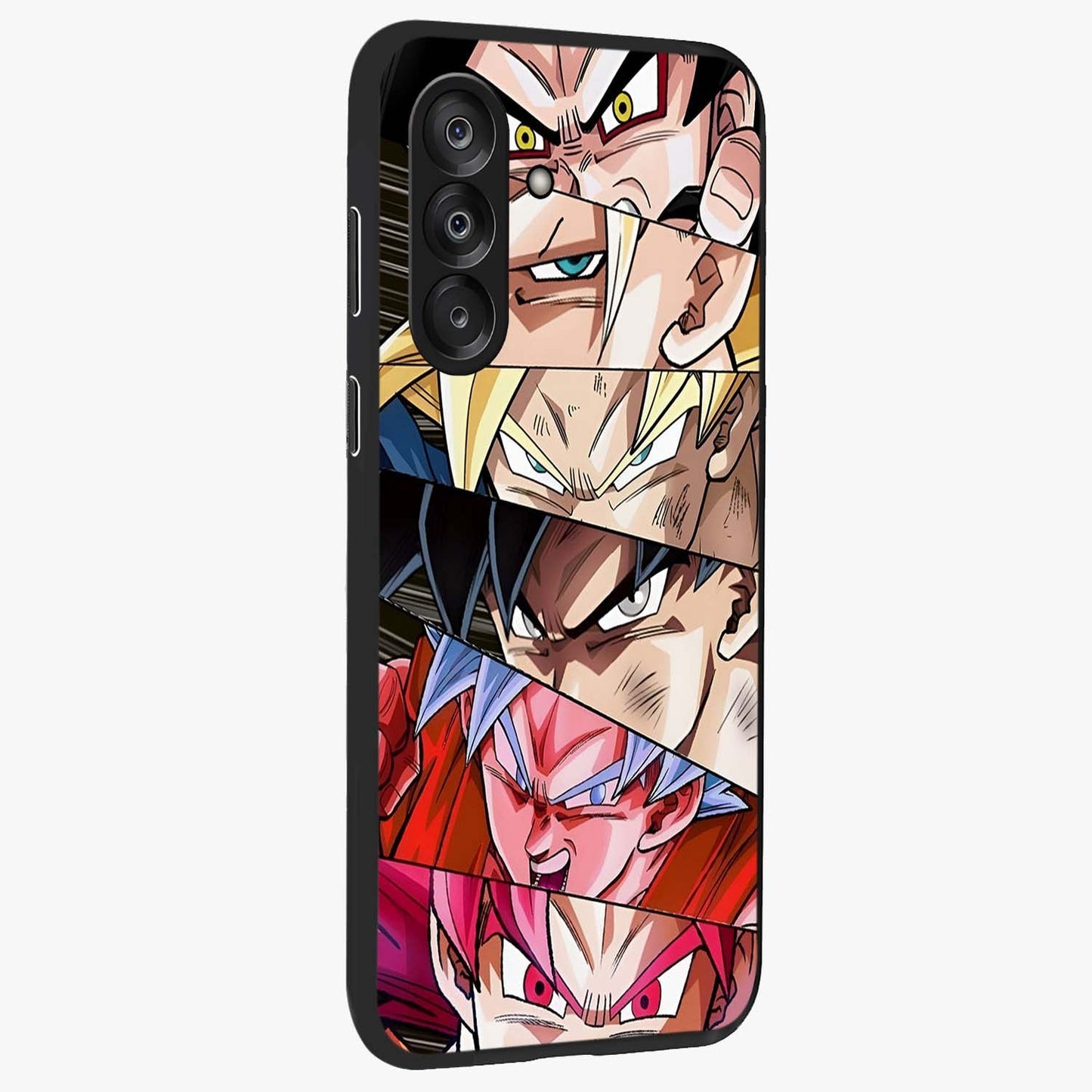 Anime Character Glass Case upright view showcasing expressive anime artwork with bold graphic style.