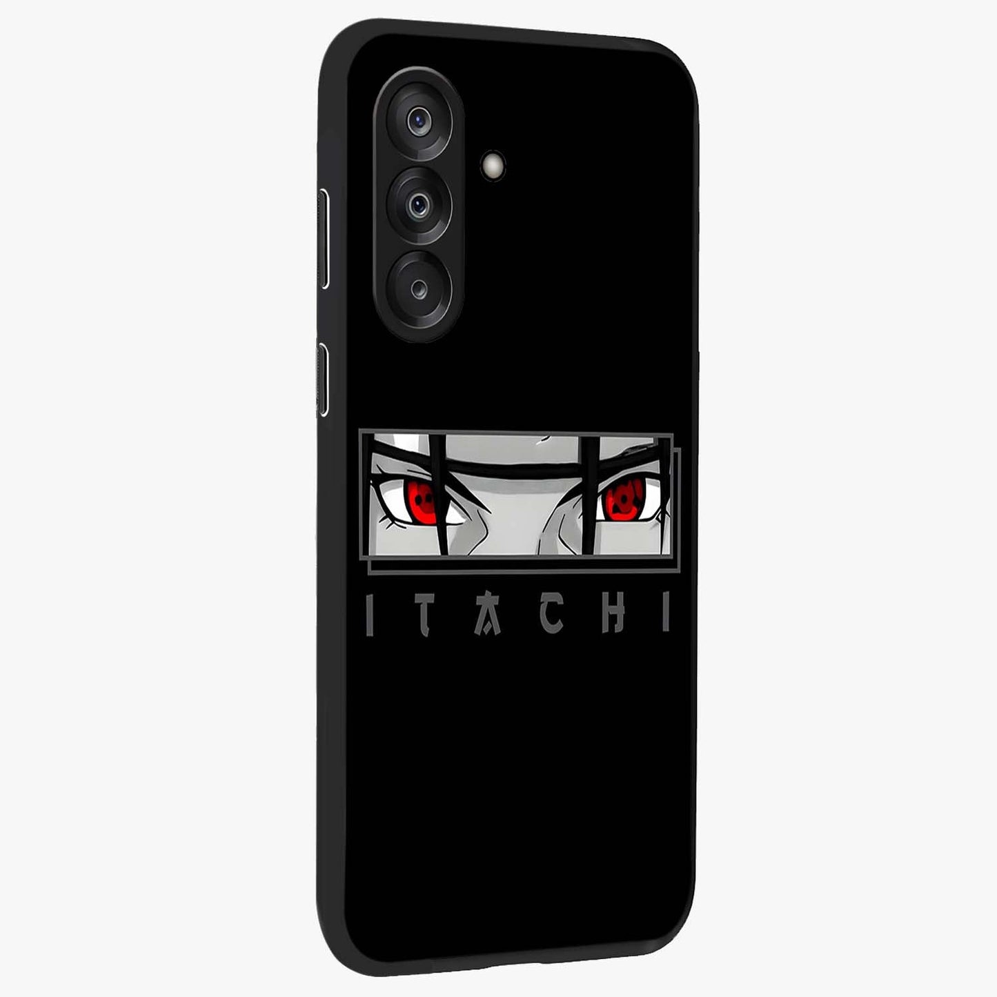 Scarlet Gaze Dominance Glass Case upright view showcasing powerful dramatic artwork with dominant artistic theme.