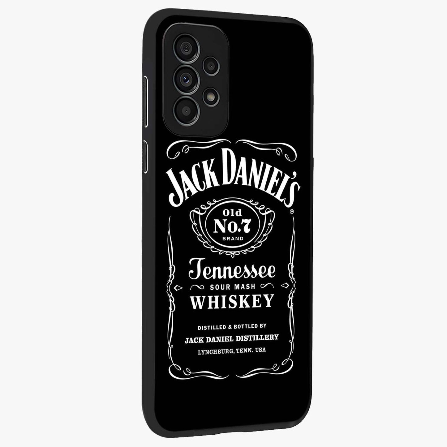 Vintage Whiskey Heritage Glass Case upright view showcasing stylish vintage whiskey artwork with timeless bar culture theme.