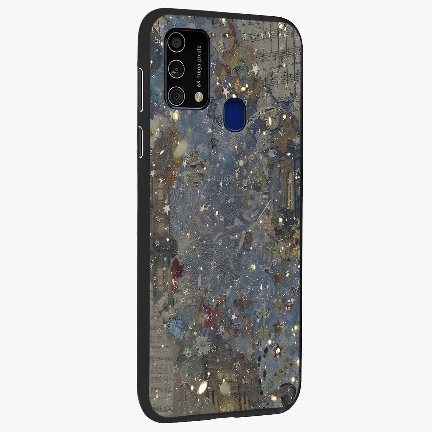 Aesthetic Astrolophia Glass Case upright view showcasing soft aesthetic theme with stylish modern look.