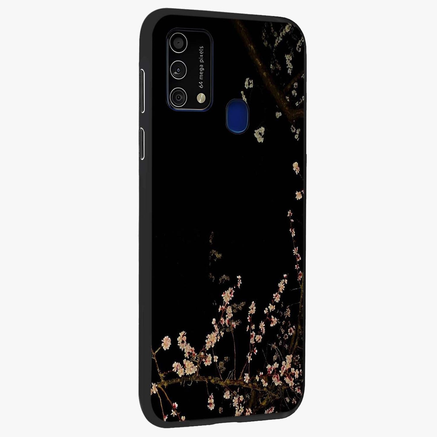Petal Moon Light With Custom Name Glass Case upright view showcasing elegant floral moon artwork with personalized aesthetic.