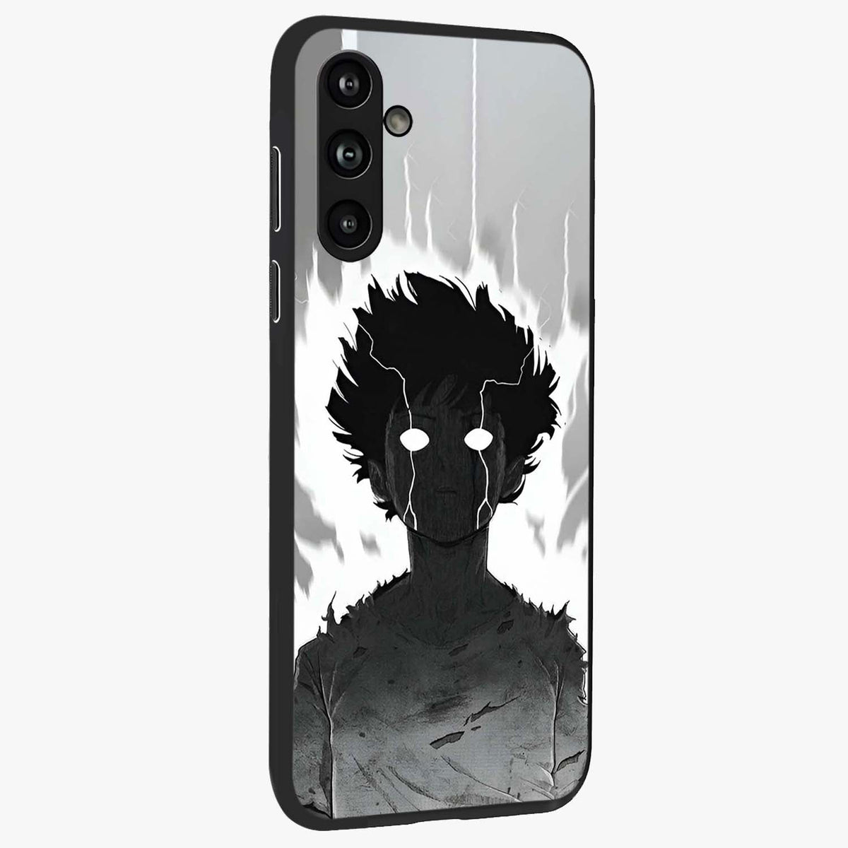 Awakened Inner Rage Glass Case upright view showcasing dramatic artwork with strong expressive aesthetic.