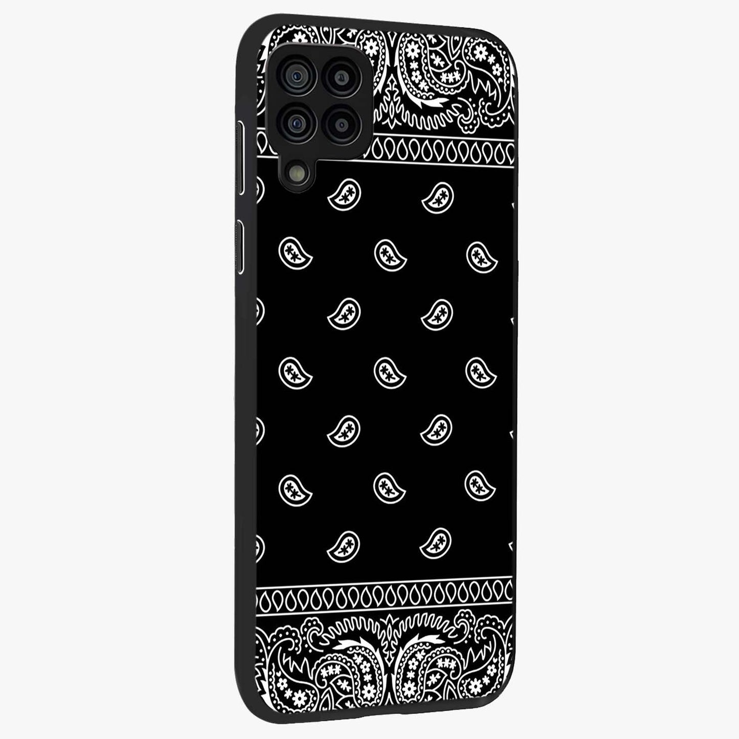 Retro Rebel Threads Glass Case upright view showcasing stylish vintage artwork with bold retro theme.