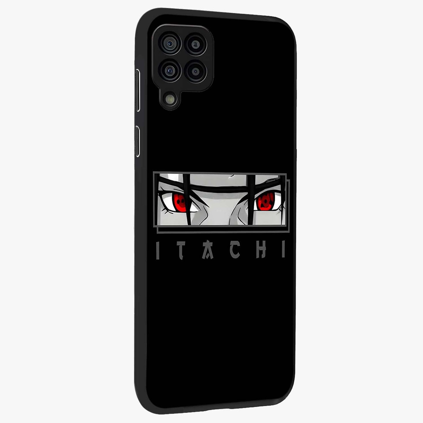 Scarlet Gaze Dominance Glass Case upright view showcasing powerful dramatic artwork with dominant artistic theme.