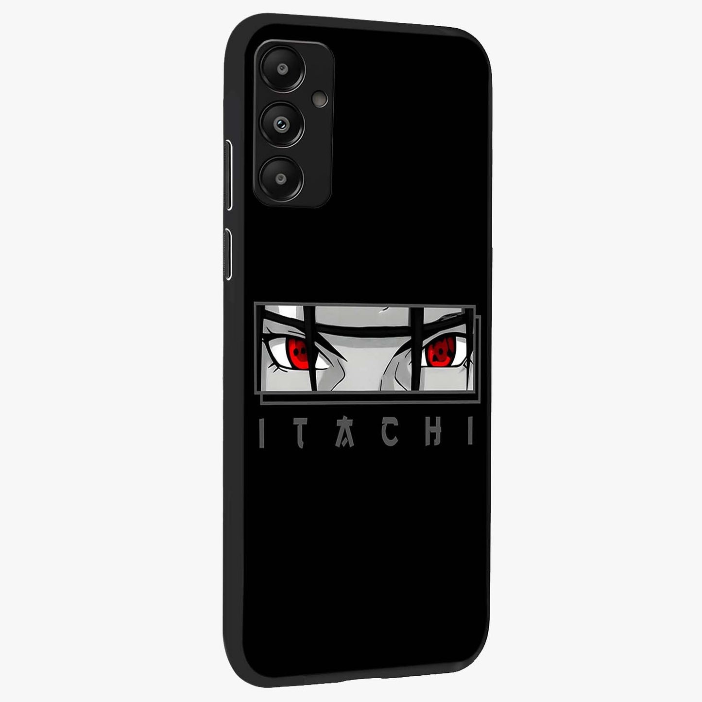 Scarlet Gaze Dominance Glass Case upright view showcasing powerful dramatic artwork with dominant artistic theme.