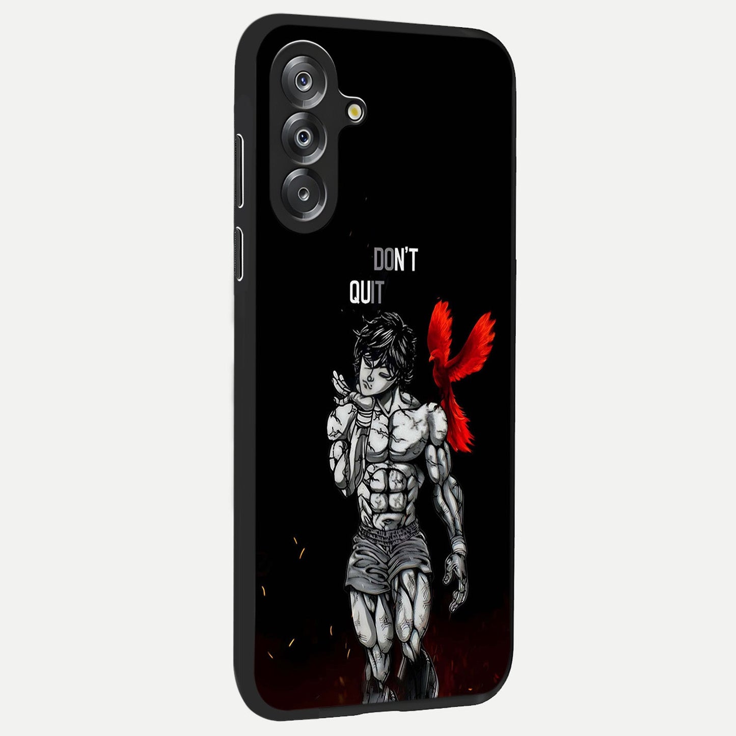 Rise Beyond Limits Glass Case upright view showcasing powerful inspirational artwork with uplifting theme.