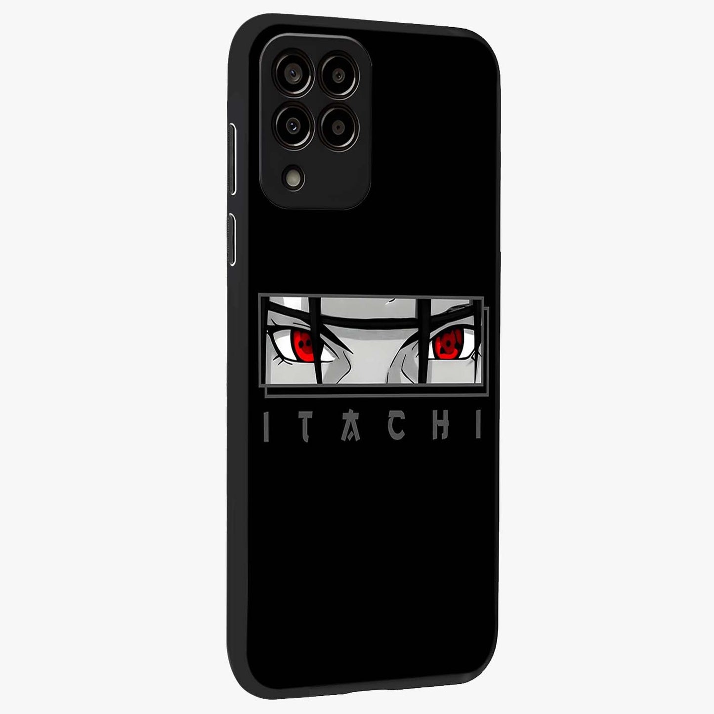Scarlet Gaze Dominance Glass Case upright view showcasing powerful dramatic artwork with dominant artistic theme.