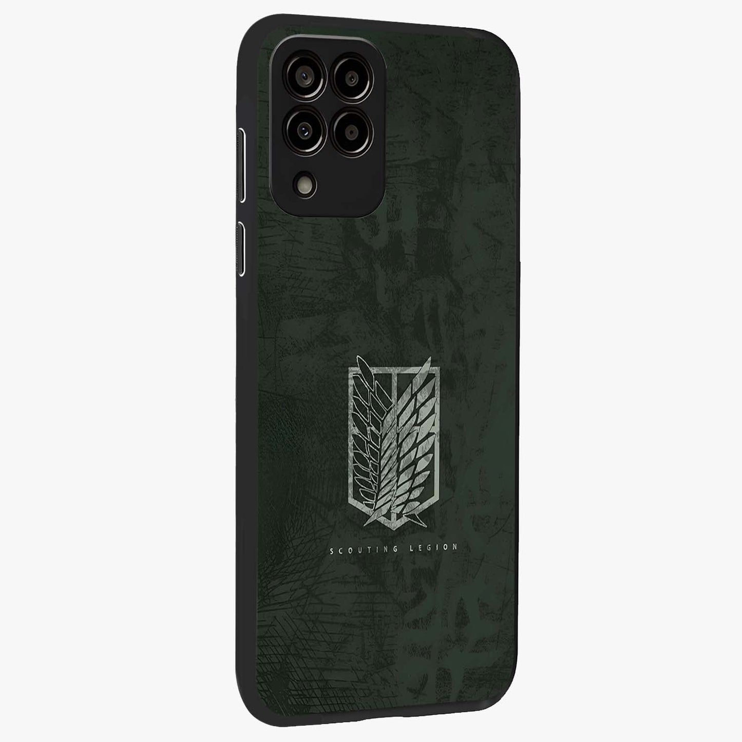Wings Of Freedom Glass Case upright view showcasing powerful wings artwork with freedom themed design.