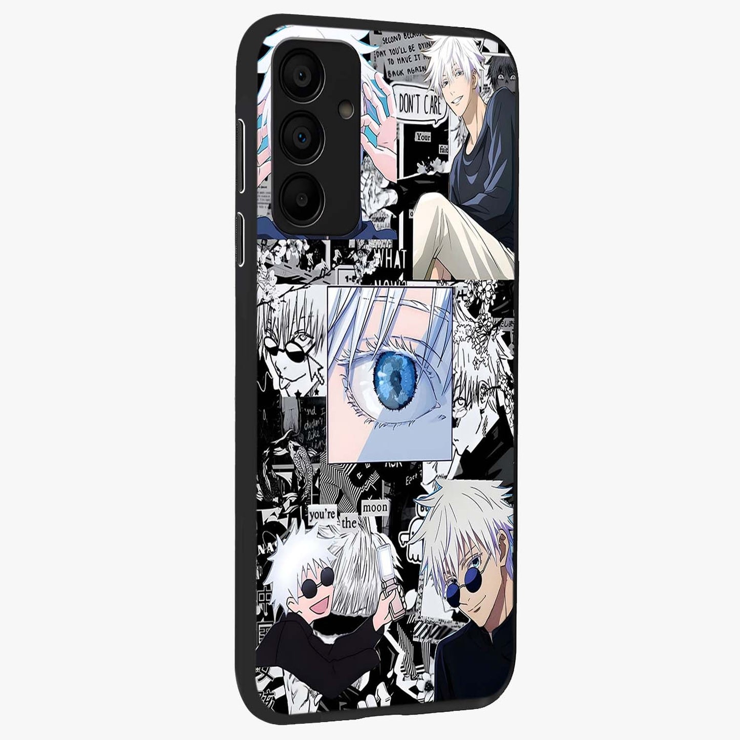 Infinity Sorcerer Chaos Glass Case upright view showcasing dramatic sorcerer artwork with chaotic mystical theme.