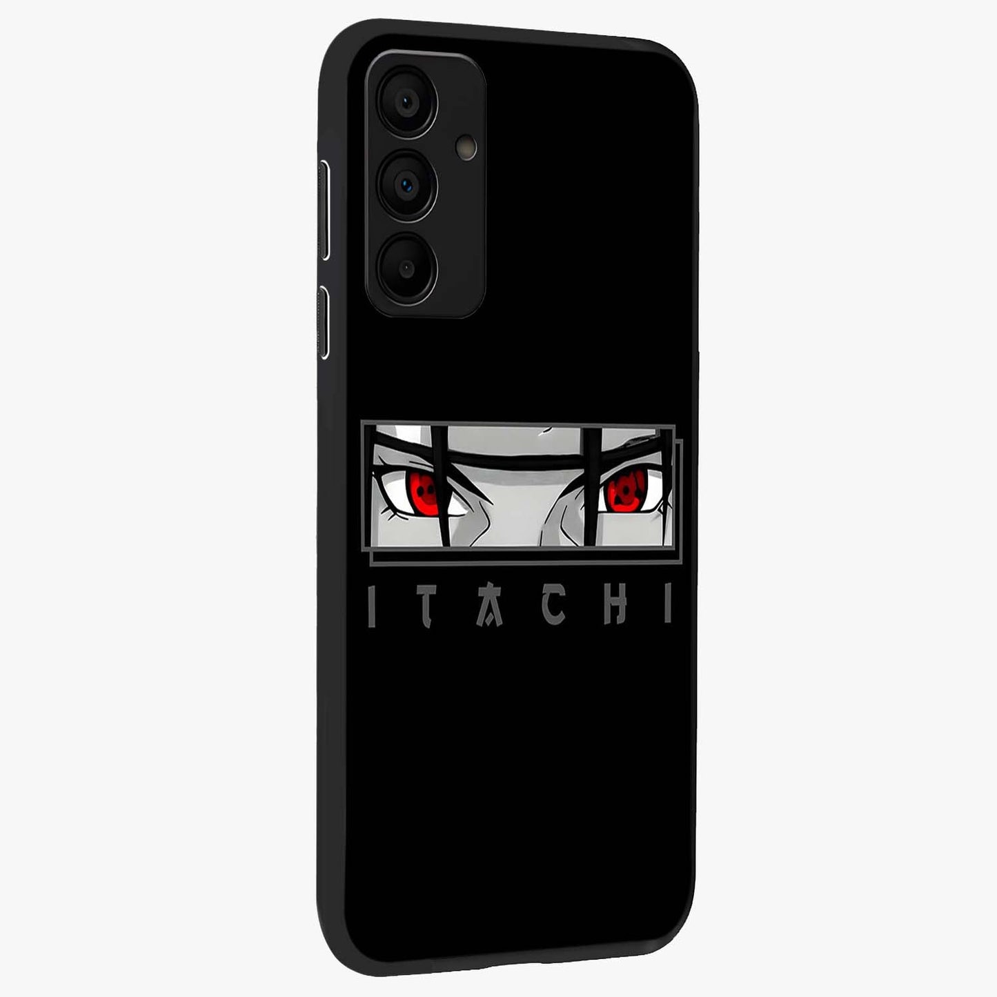 Scarlet Gaze Dominance Glass Case upright view showcasing powerful dramatic artwork with dominant artistic theme.