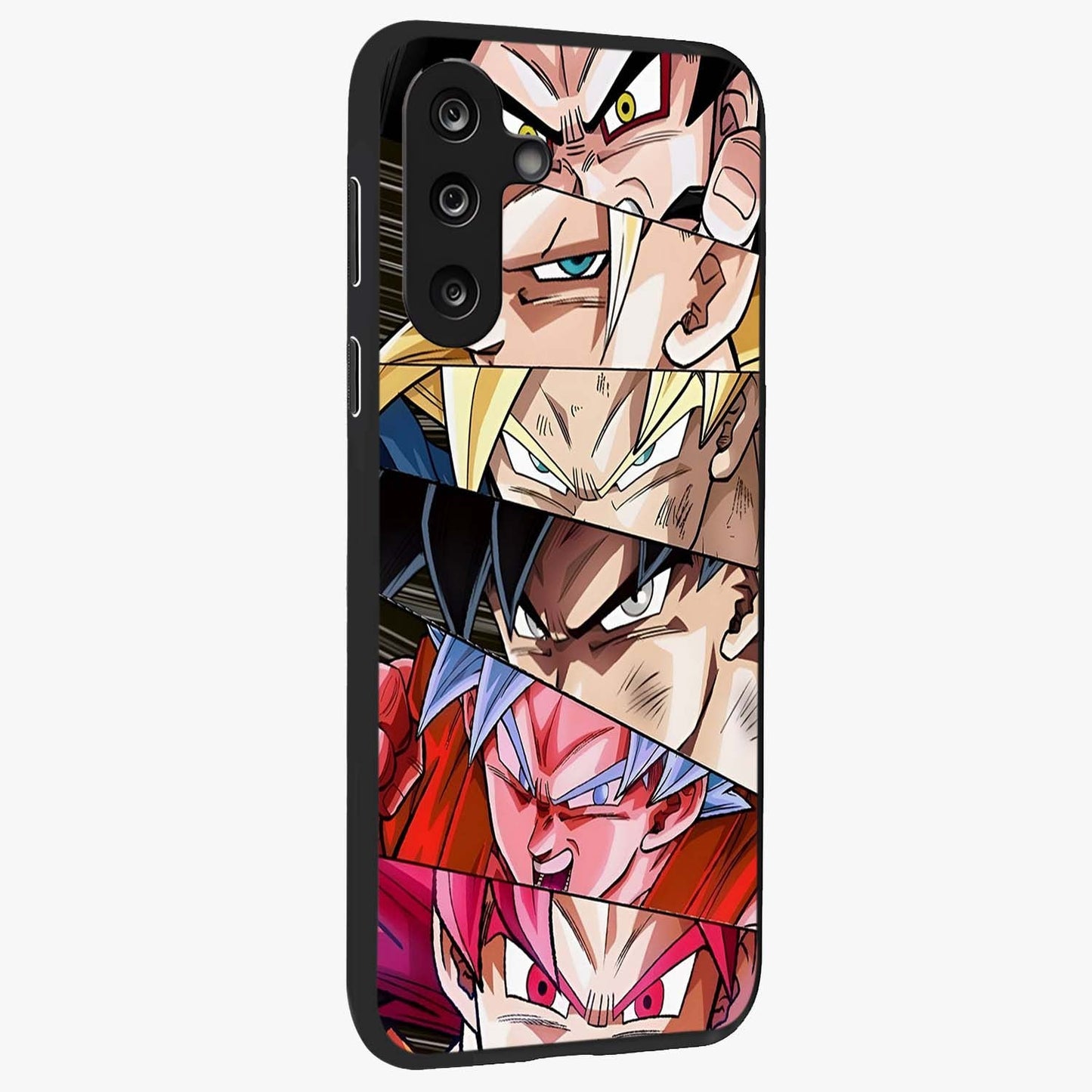Anime Character Glass Case upright view showcasing expressive anime artwork with bold graphic style.
