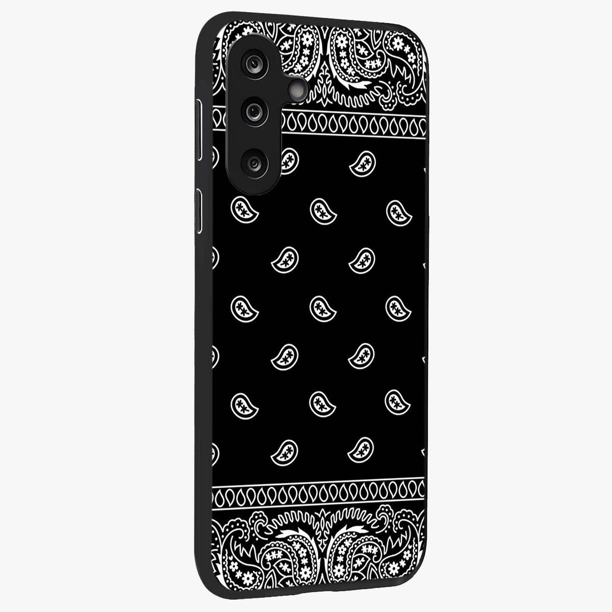 Retro Rebel Threads Glass Case upright view showcasing stylish vintage artwork with bold retro theme.