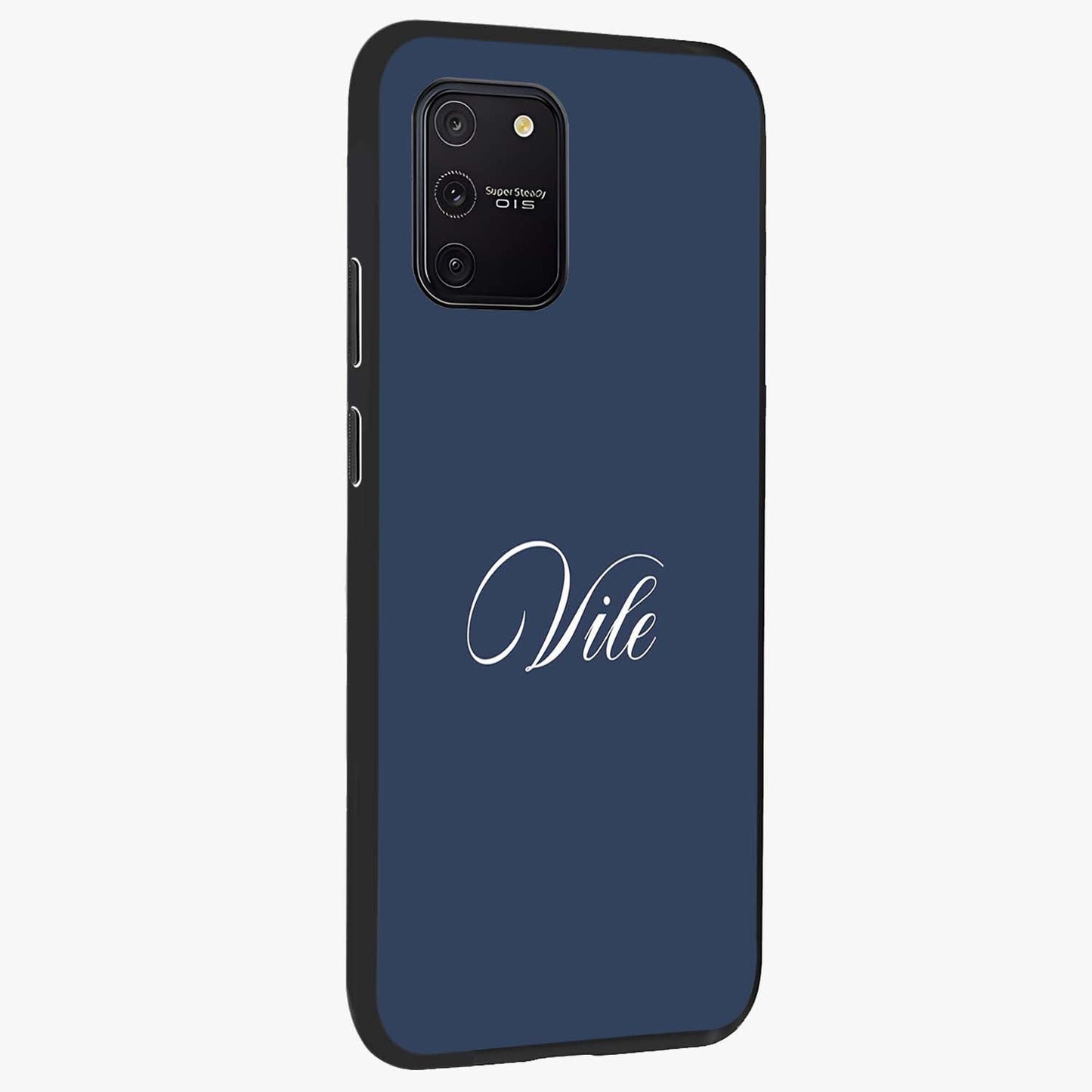 Blue Vintage Floral Pattern Glass Case displayed in angled mockup highlighting classic blue floral pattern and retro aesthetic design.