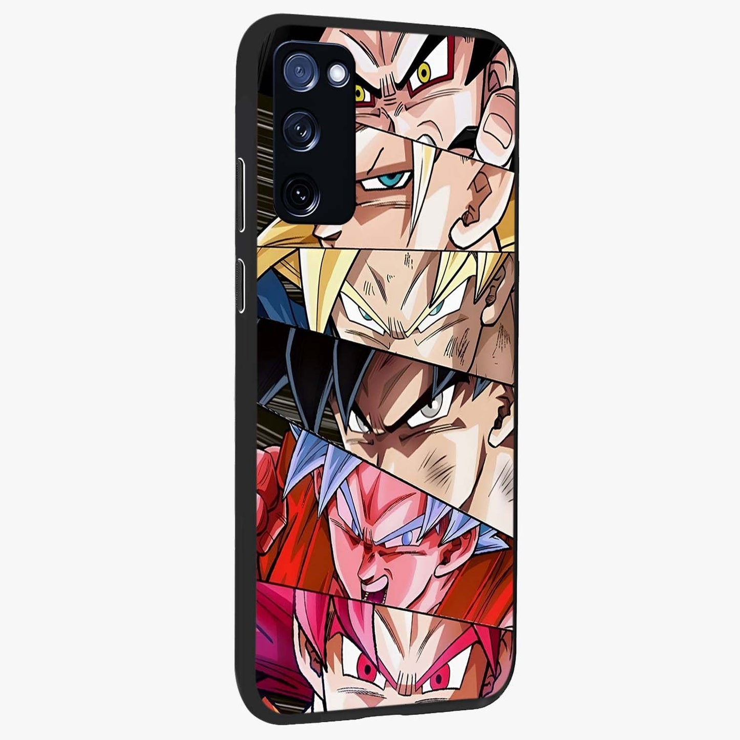 Anime Character Glass Case upright view showcasing expressive anime artwork with bold graphic style.
