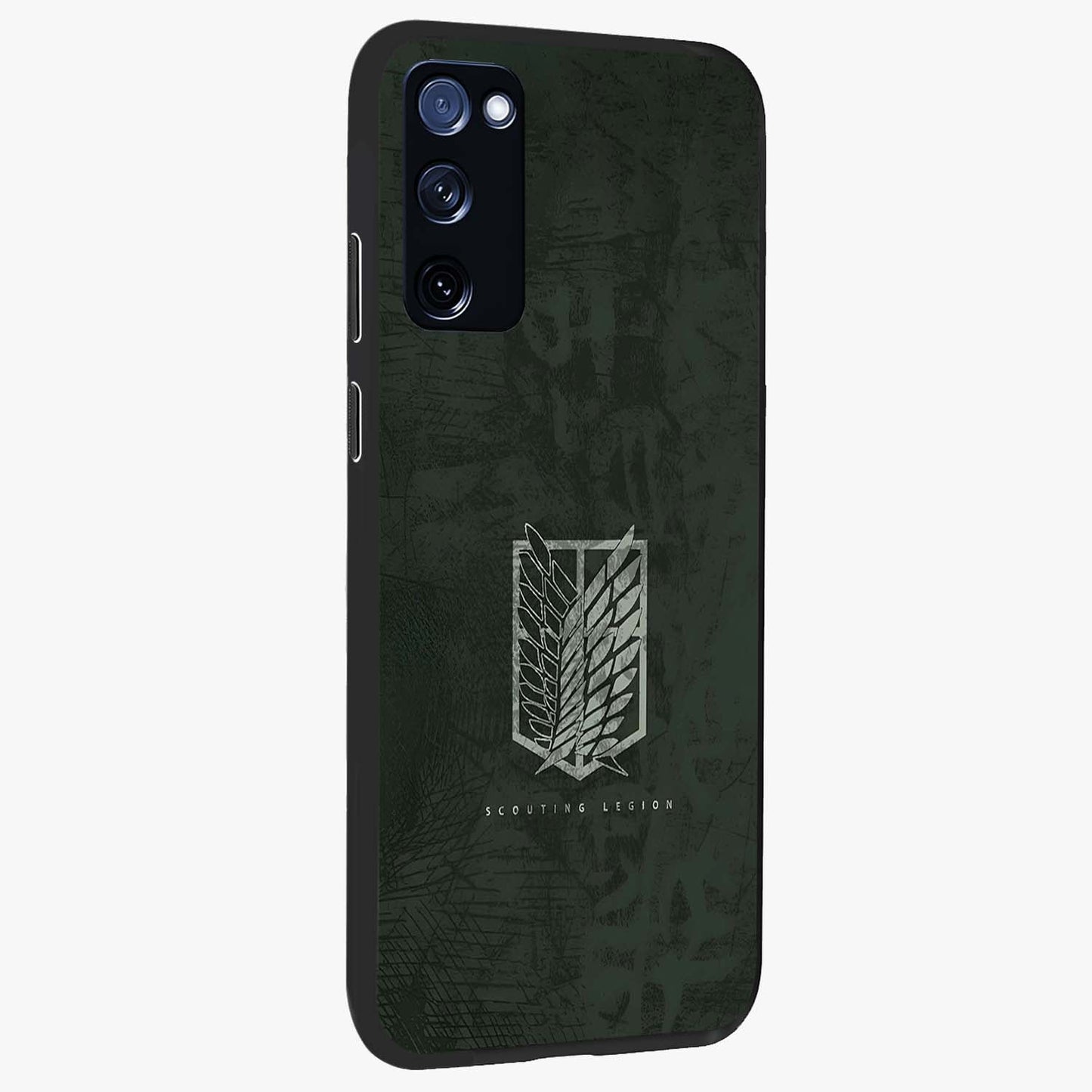 Wings Of Freedom Glass Case upright view showcasing powerful wings artwork with freedom themed design.