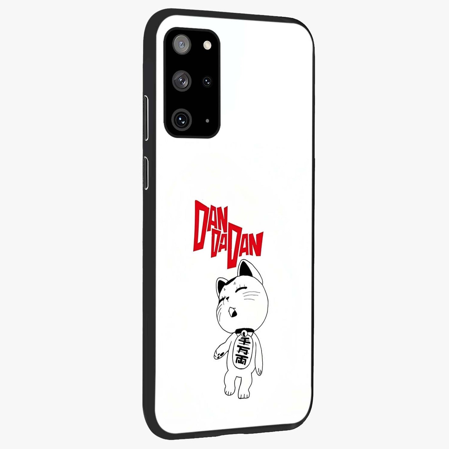 Playful Spirit Charm Glass Case upright view showcasing vibrant charm artwork with fun artistic theme.