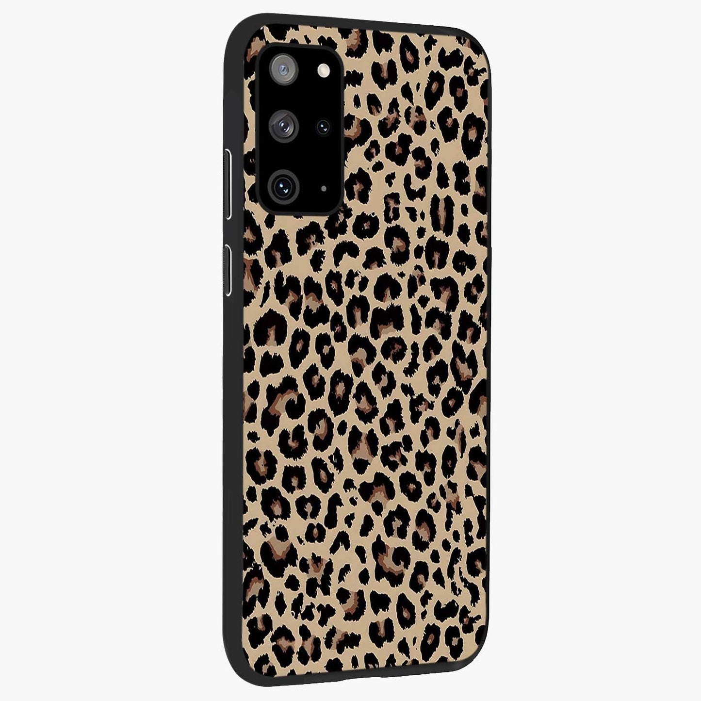 Savage Chic Pattern Glass Case upright view showcasing trendy decorative artwork with edgy fashion theme.