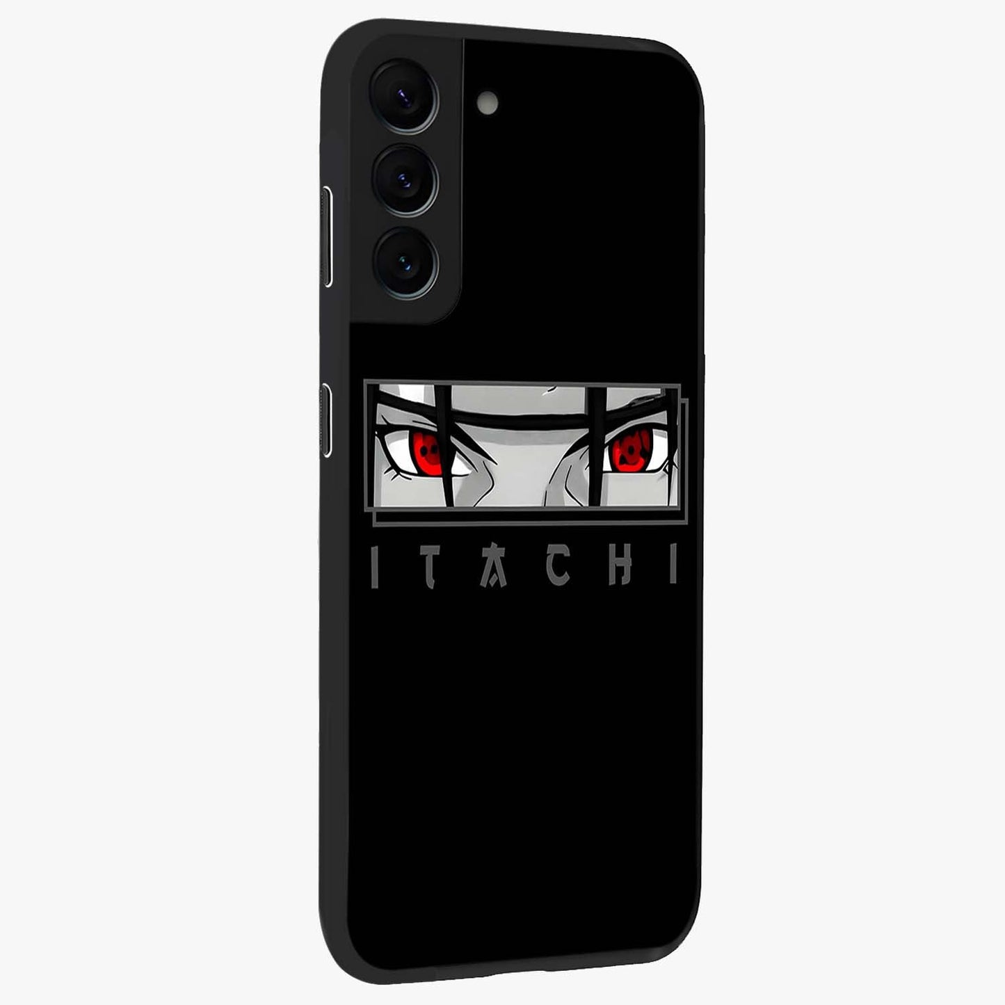 Scarlet Gaze Dominance Glass Case upright view showcasing powerful dramatic artwork with dominant artistic theme.