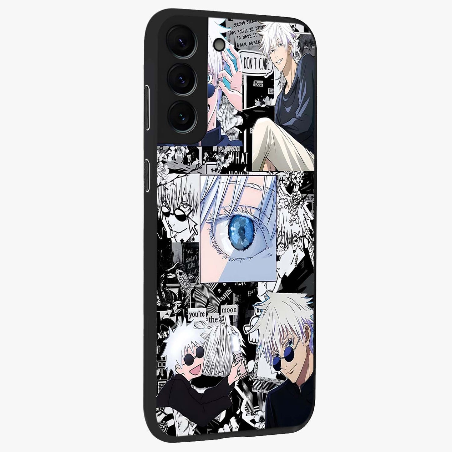 Infinity Sorcerer Chaos Glass Case upright view showcasing dramatic sorcerer artwork with chaotic mystical theme.