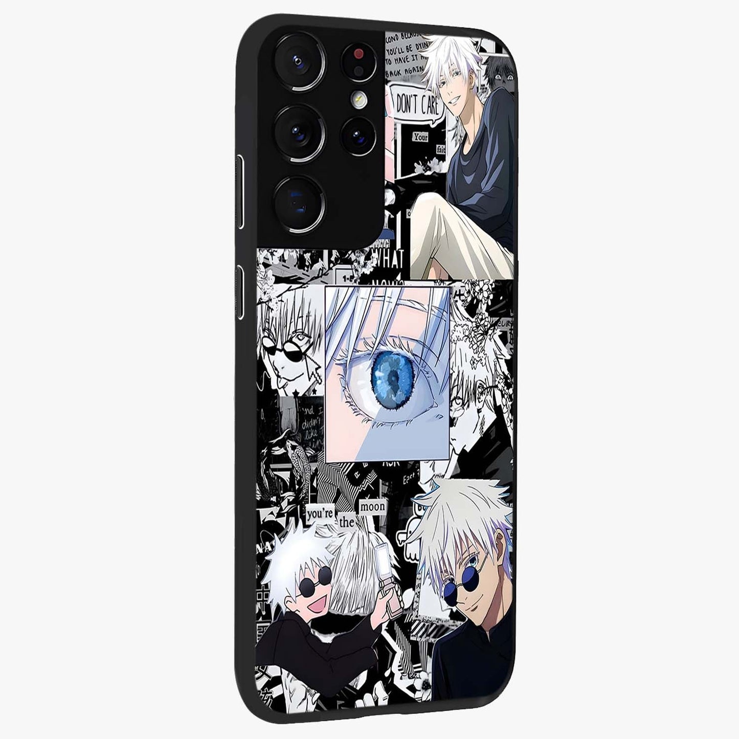 Infinity Sorcerer Chaos Glass Case upright view showcasing dramatic sorcerer artwork with chaotic mystical theme.