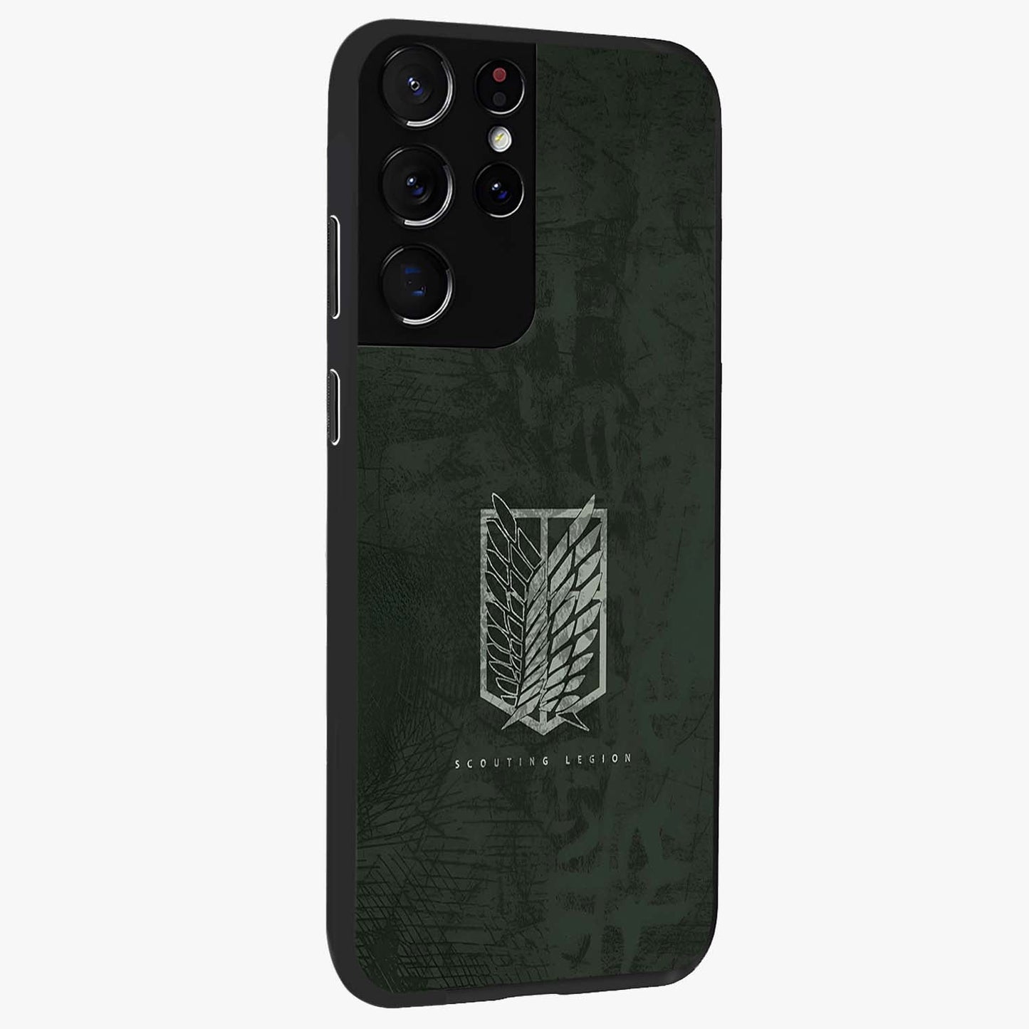 Wings Of Freedom Glass Case upright view showcasing powerful wings artwork with freedom themed design.