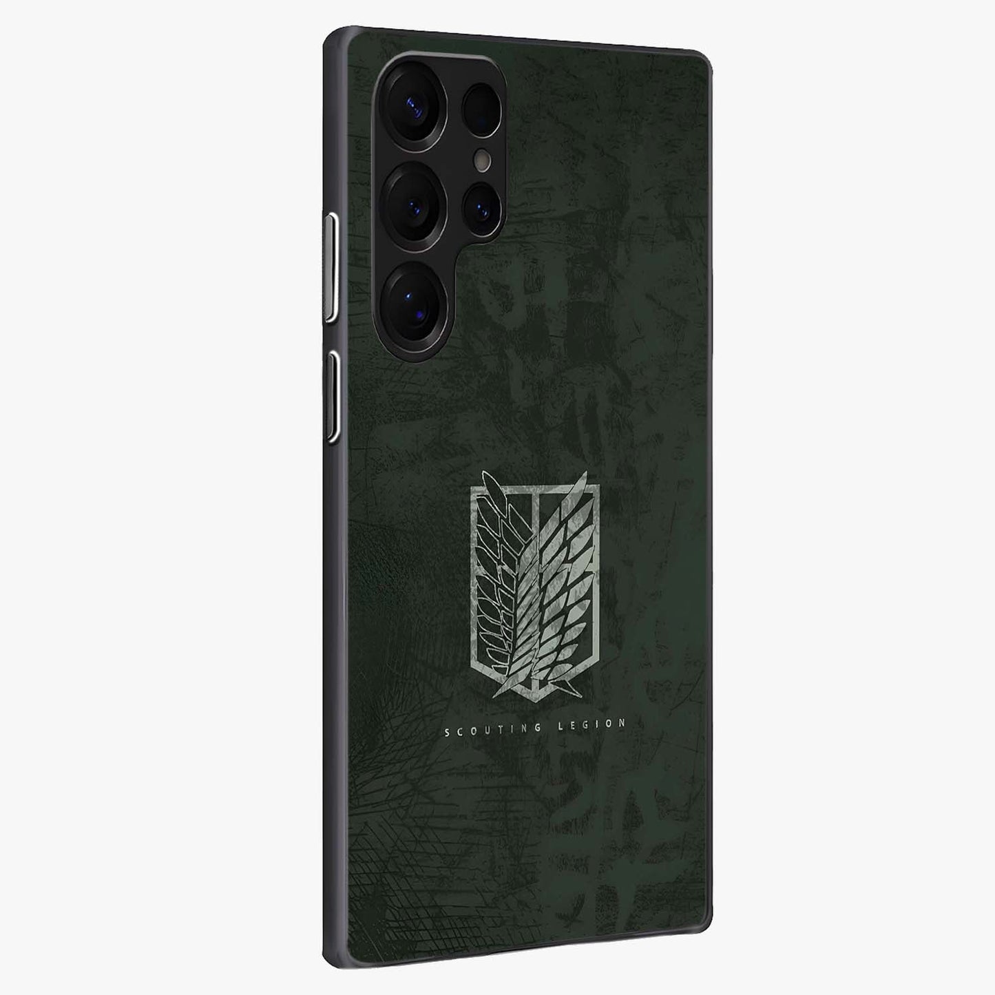 Wings Of Freedom Glass Case upright view showcasing powerful wings artwork with freedom themed design.