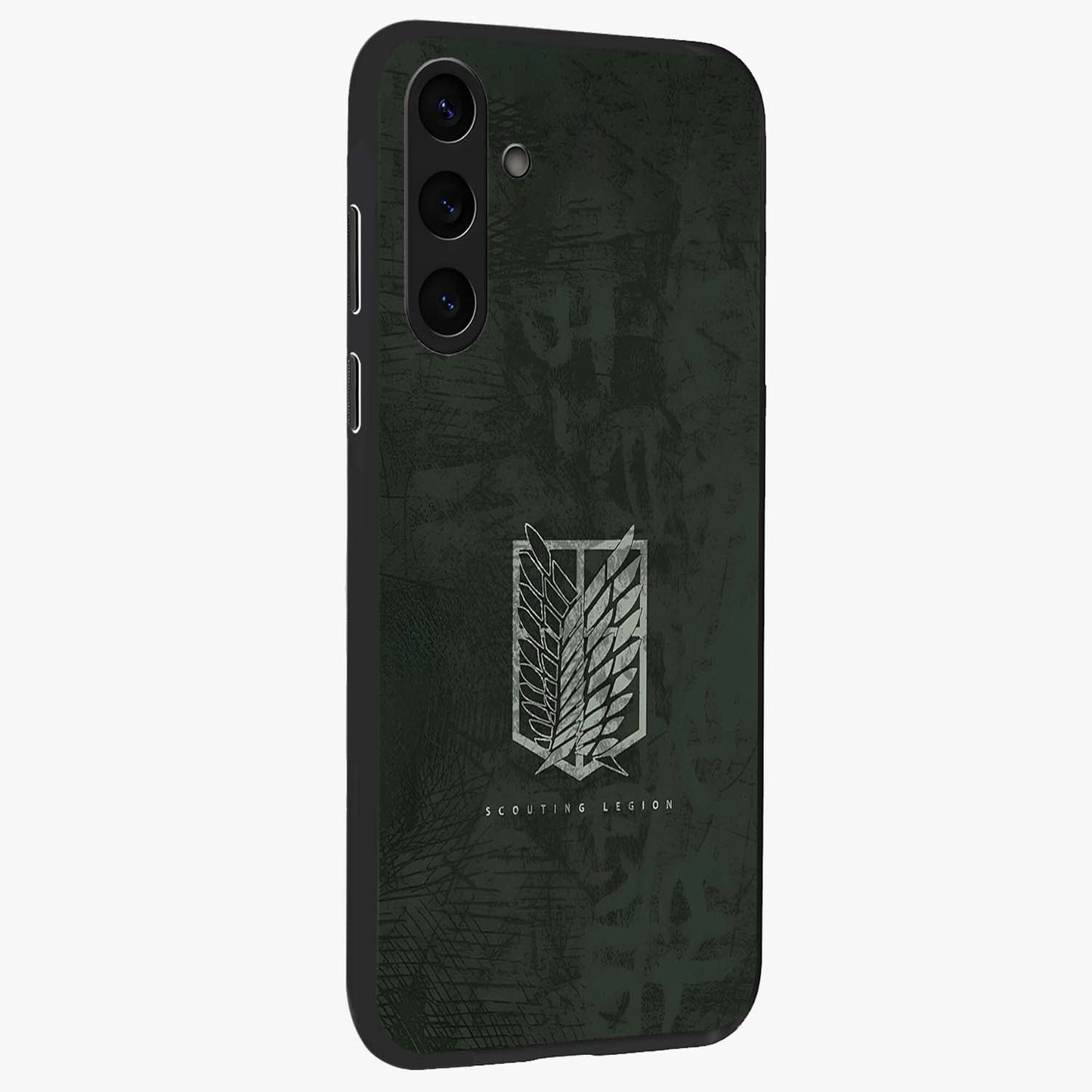 Wings Of Freedom Glass Case upright view showcasing powerful wings artwork with freedom themed design.