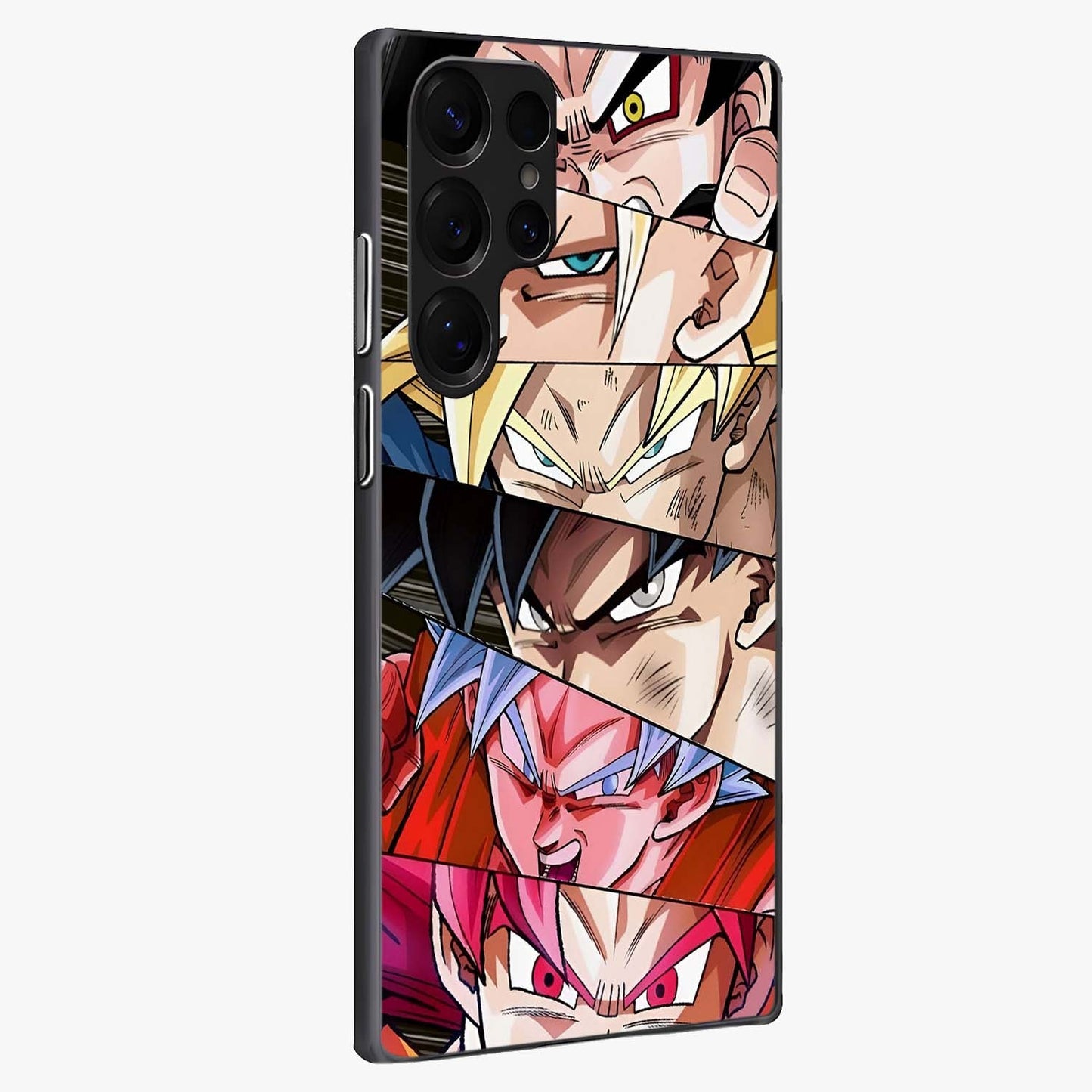 Anime Character Glass Case upright view showcasing expressive anime artwork with bold graphic style.