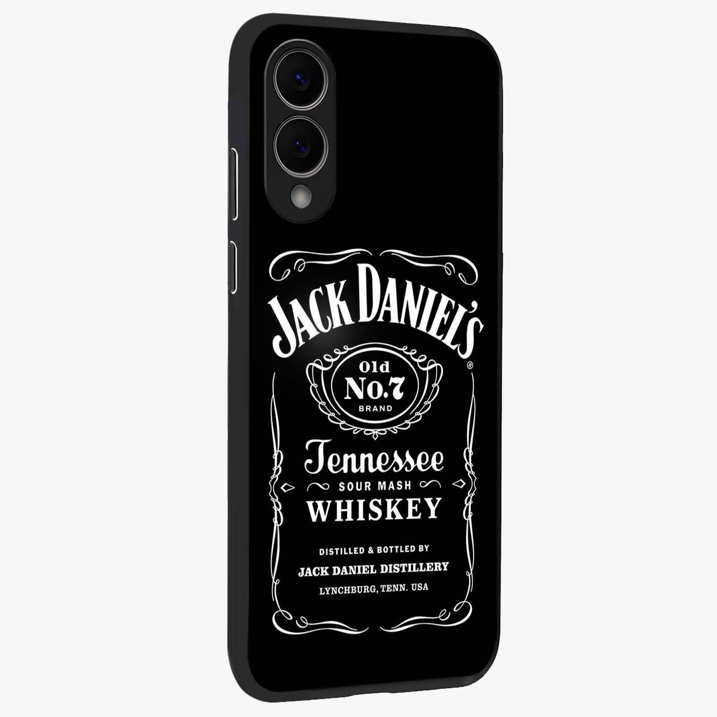 Vintage Whiskey Heritage Glass Case upright view showcasing stylish vintage whiskey artwork with timeless bar culture theme.