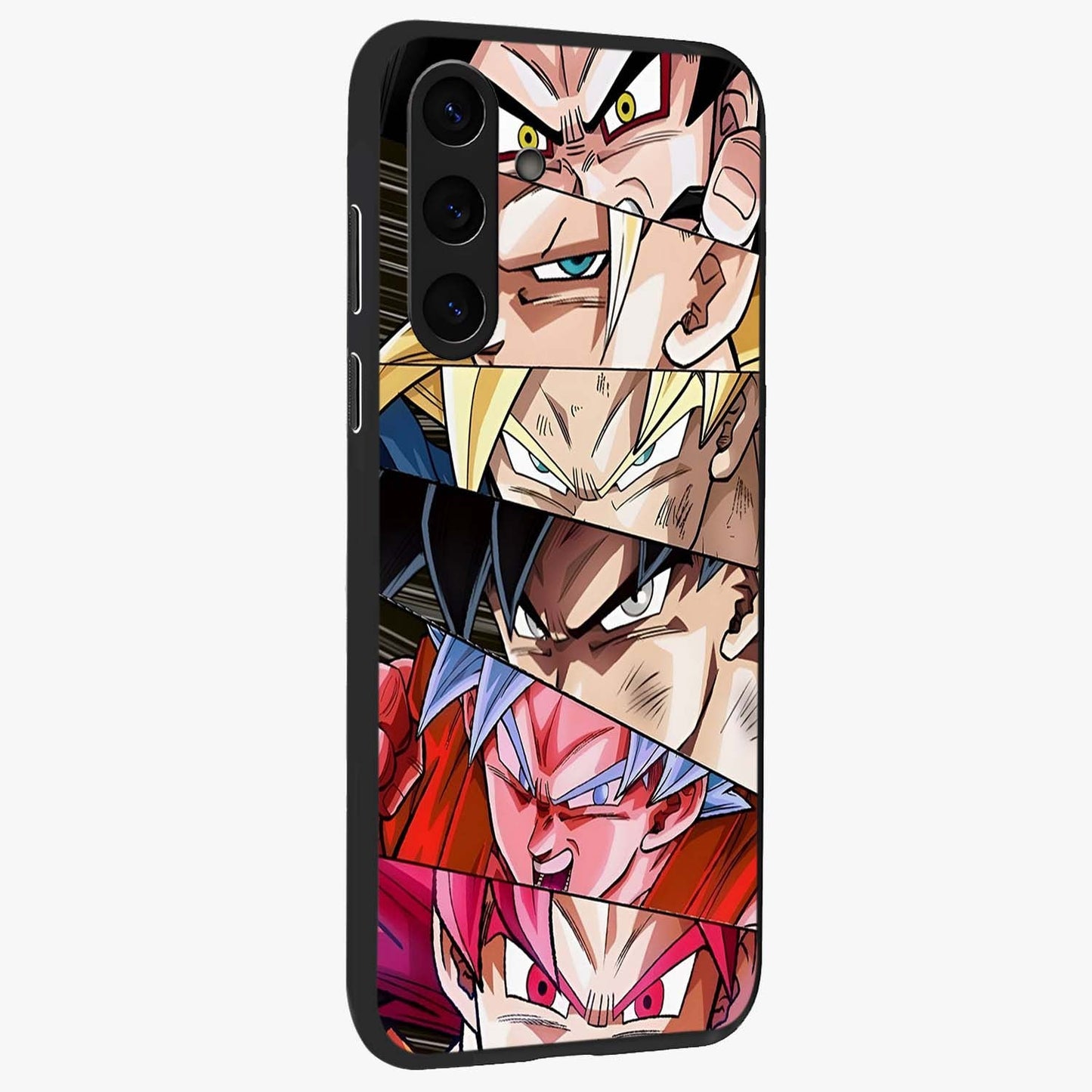 Anime Character Glass Case upright view showcasing expressive anime artwork with bold graphic style.