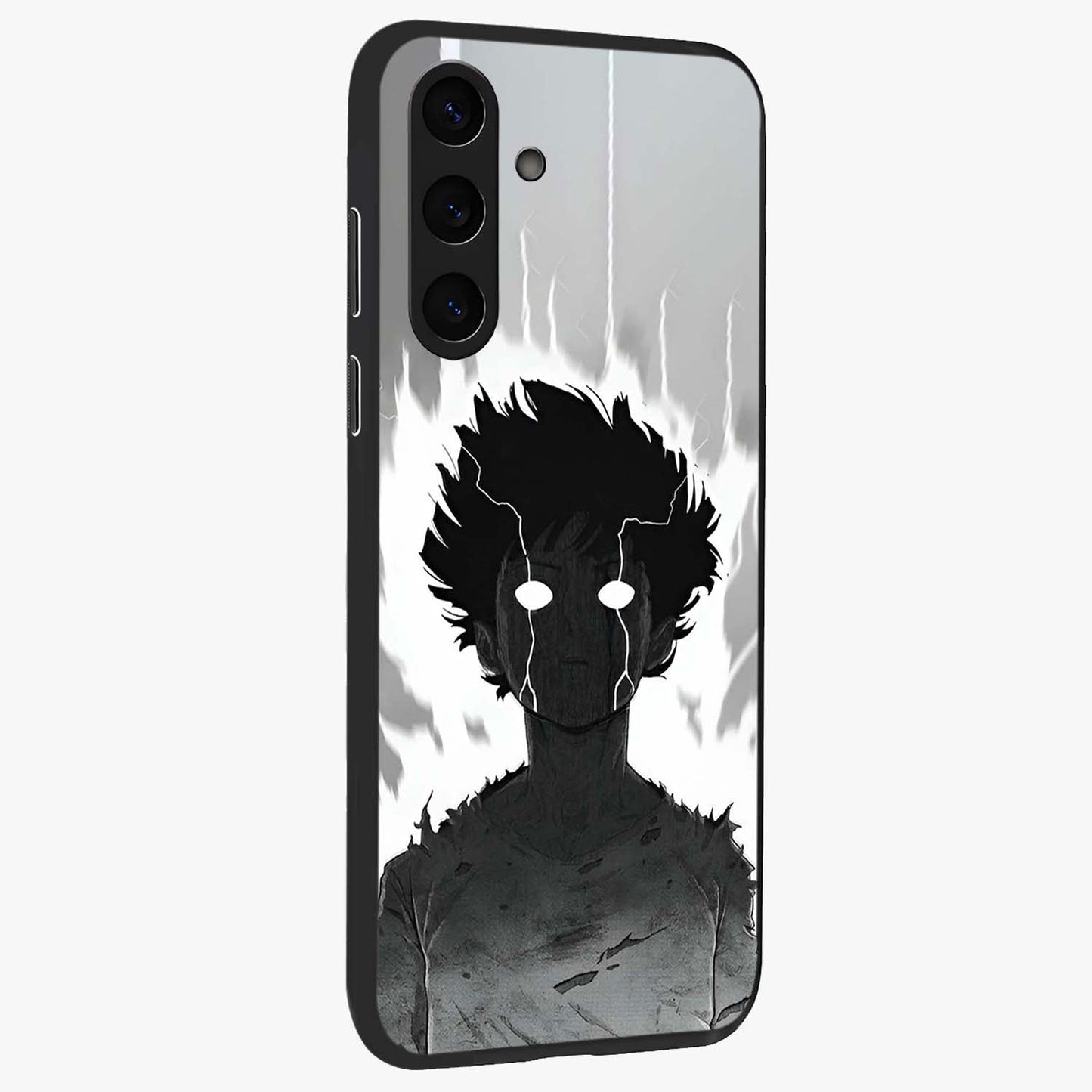 Awakened Inner Rage Glass Case upright view showcasing dramatic artwork with strong expressive aesthetic.