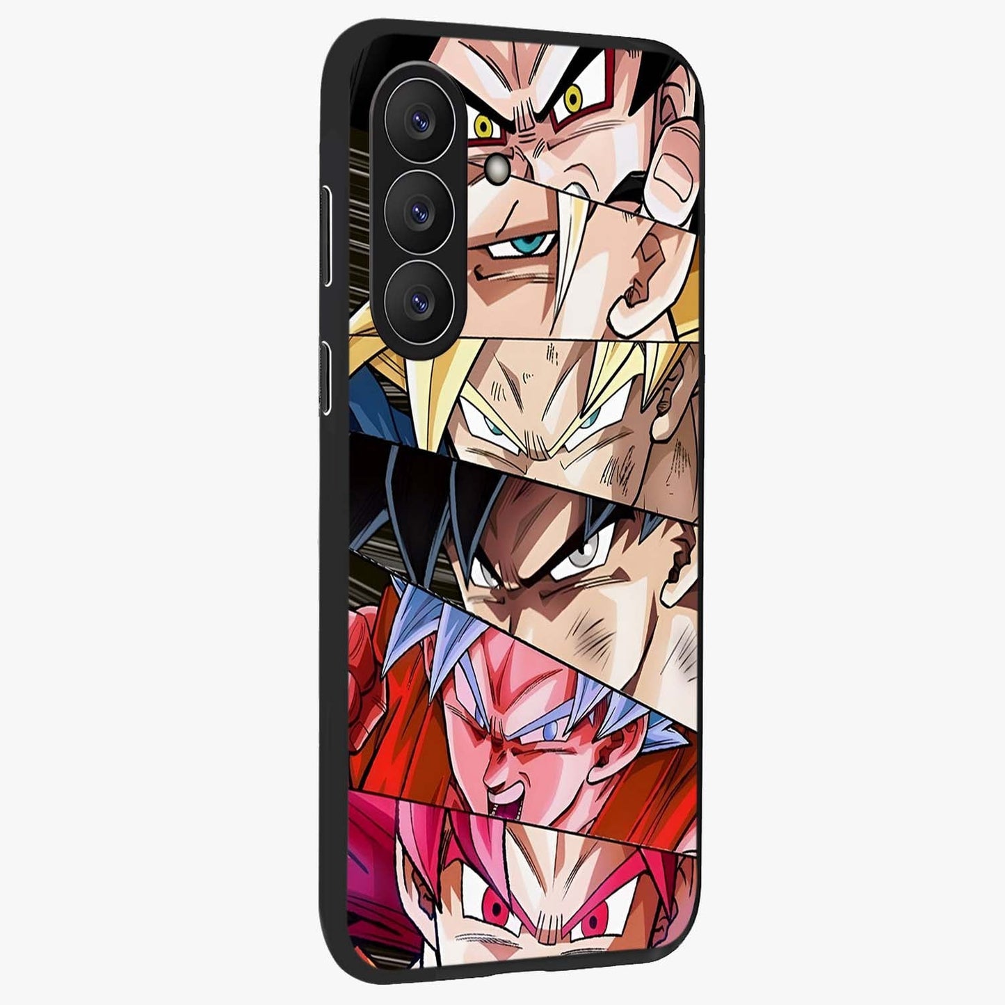 Anime Character Glass Case upright view showcasing expressive anime artwork with bold graphic style.