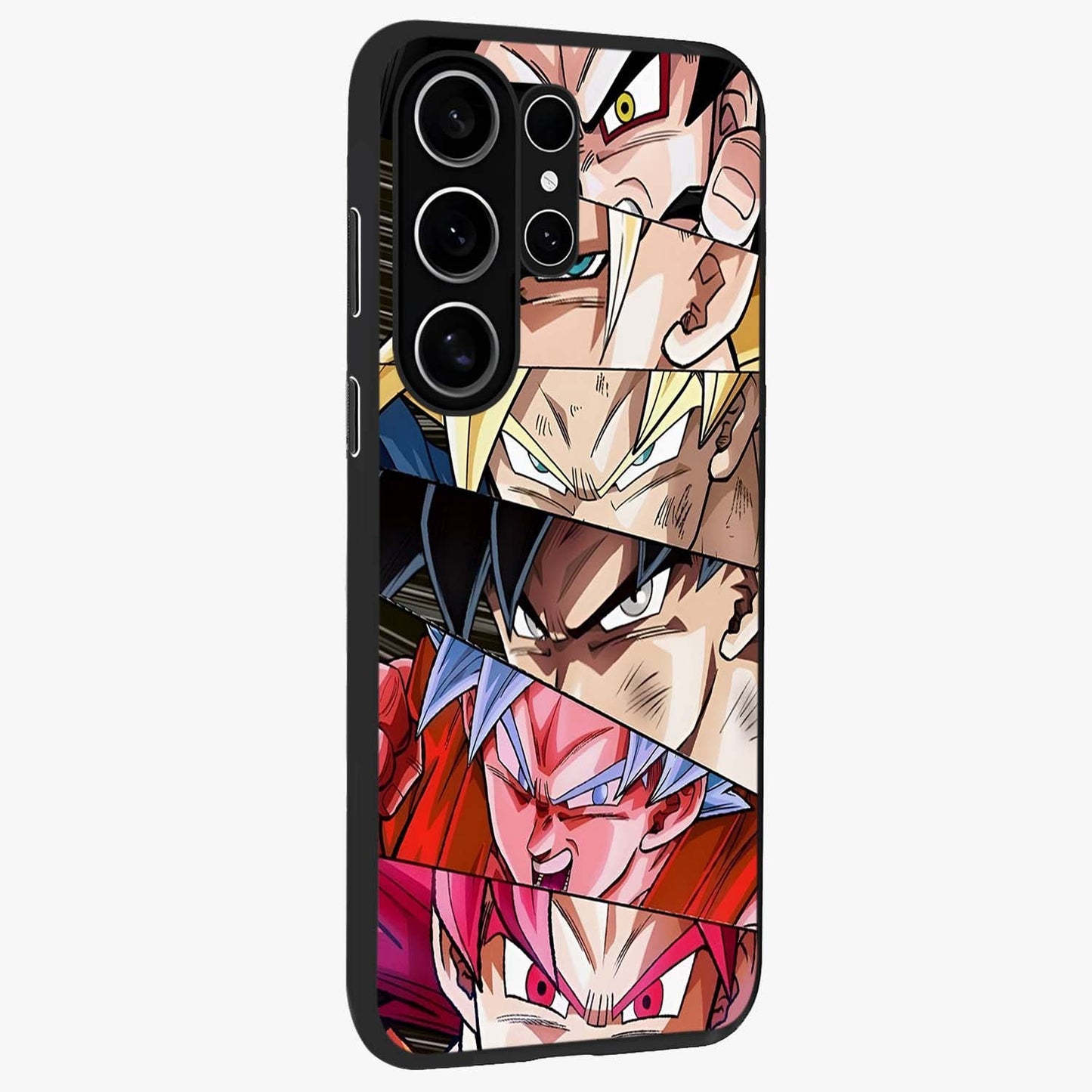 Anime Character Glass Case upright view showcasing expressive anime artwork with bold graphic style.