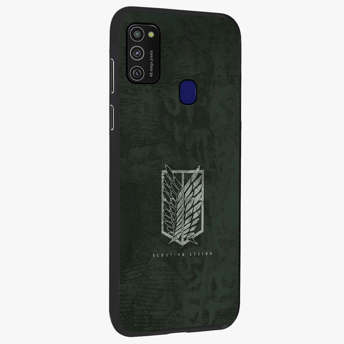 Wings Of Freedom Glass Case upright view showcasing powerful wings artwork with freedom themed design.