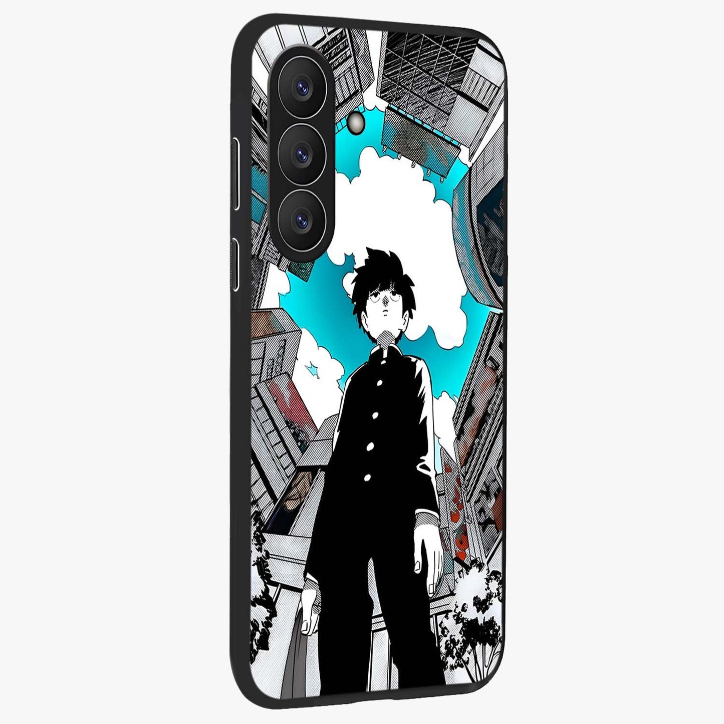 Silent Psychic Awakening Glass Case upright view showcasing symbolic psychic artwork with mysterious mystical theme.