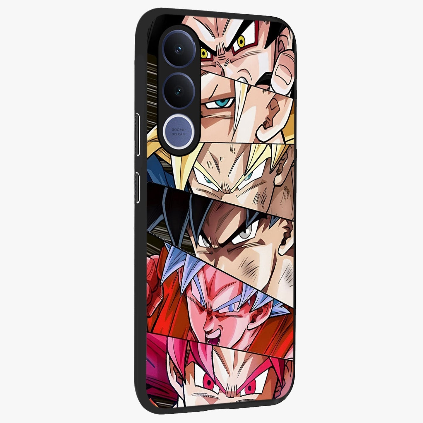 Anime Character Glass Case upright view showcasing expressive anime artwork with bold graphic style.