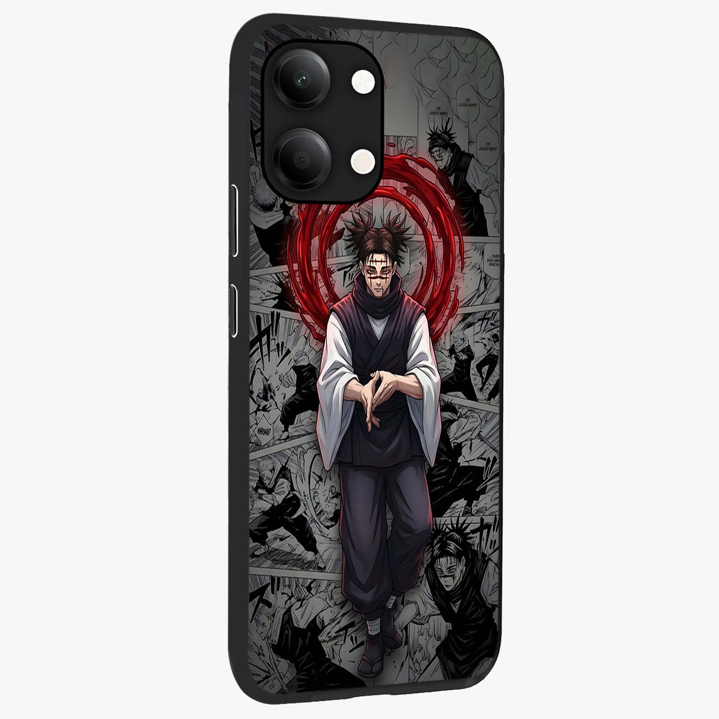 Cursed Ritual Ascension Glass Case upright view showcasing powerful ascension artwork with dark fantasy theme.