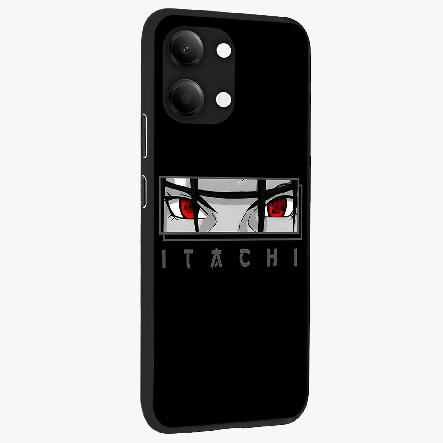Scarlet Gaze Dominance Glass Case upright view showcasing powerful dramatic artwork with dominant artistic theme.