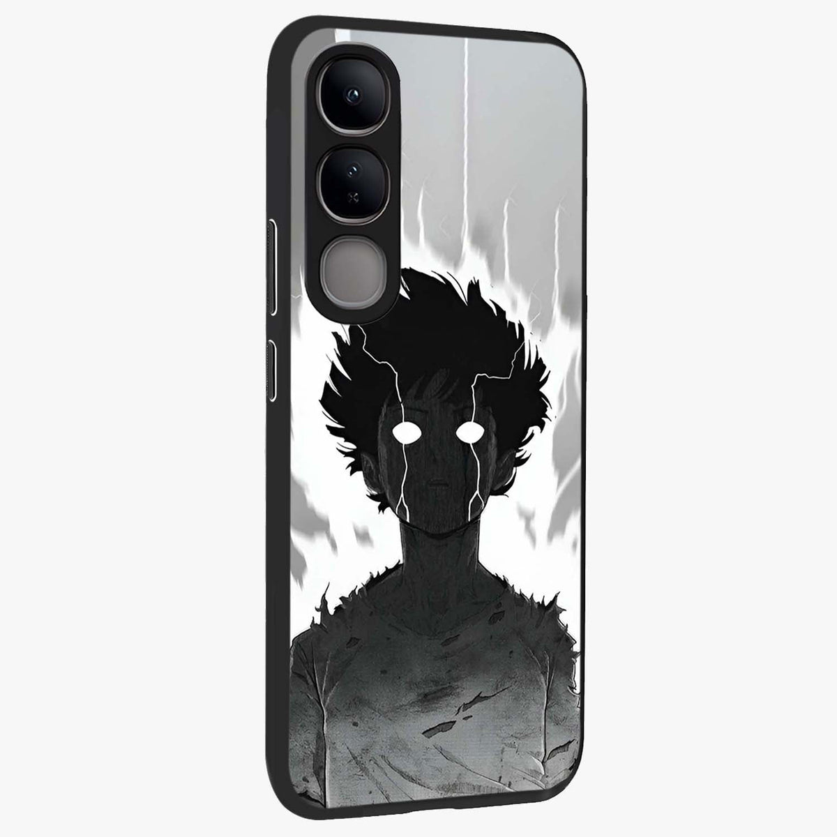Awakened Inner Rage Glass Case upright view showcasing dramatic artwork with strong expressive aesthetic.